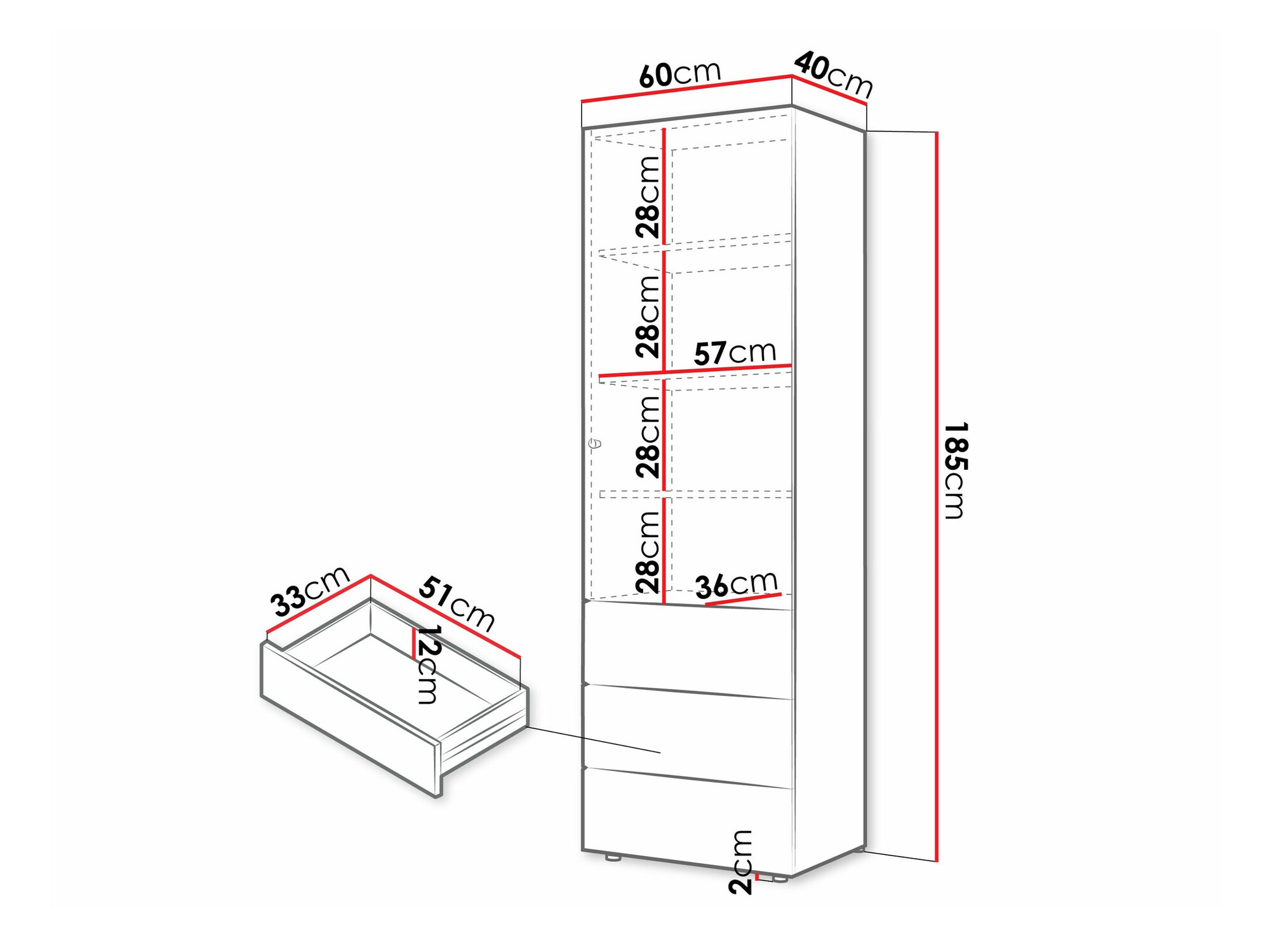 Boekenkast Domcali 103 (Beige + Eiken)