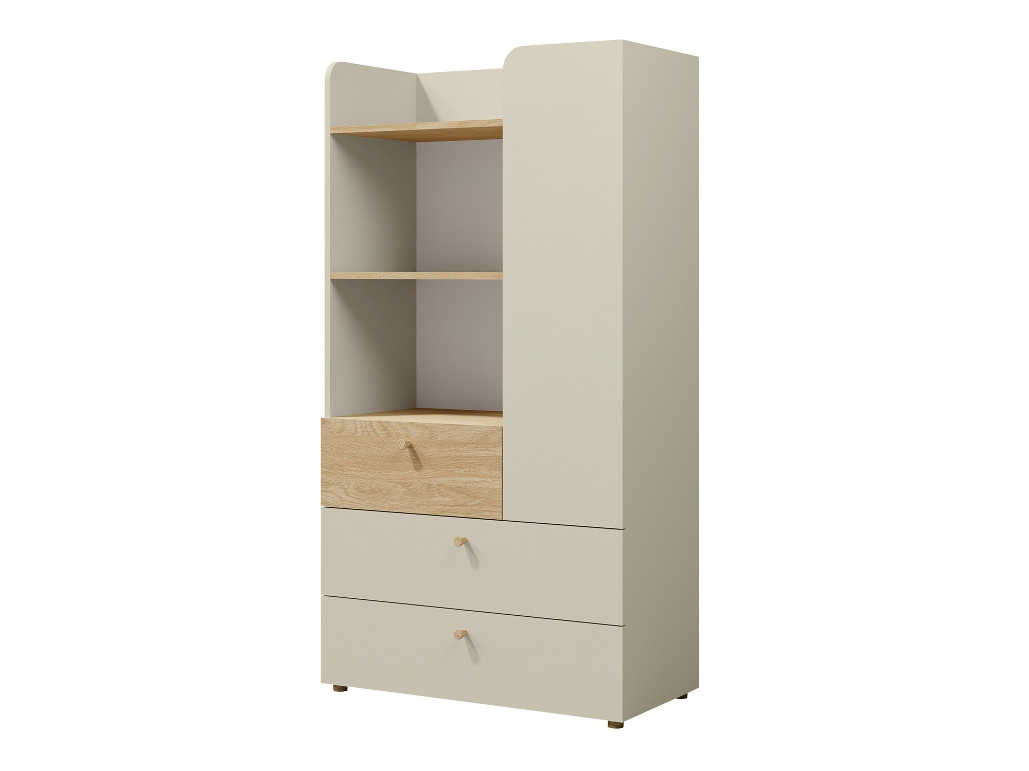 Boekenkast Domcali 105 (Beige + Eiken)