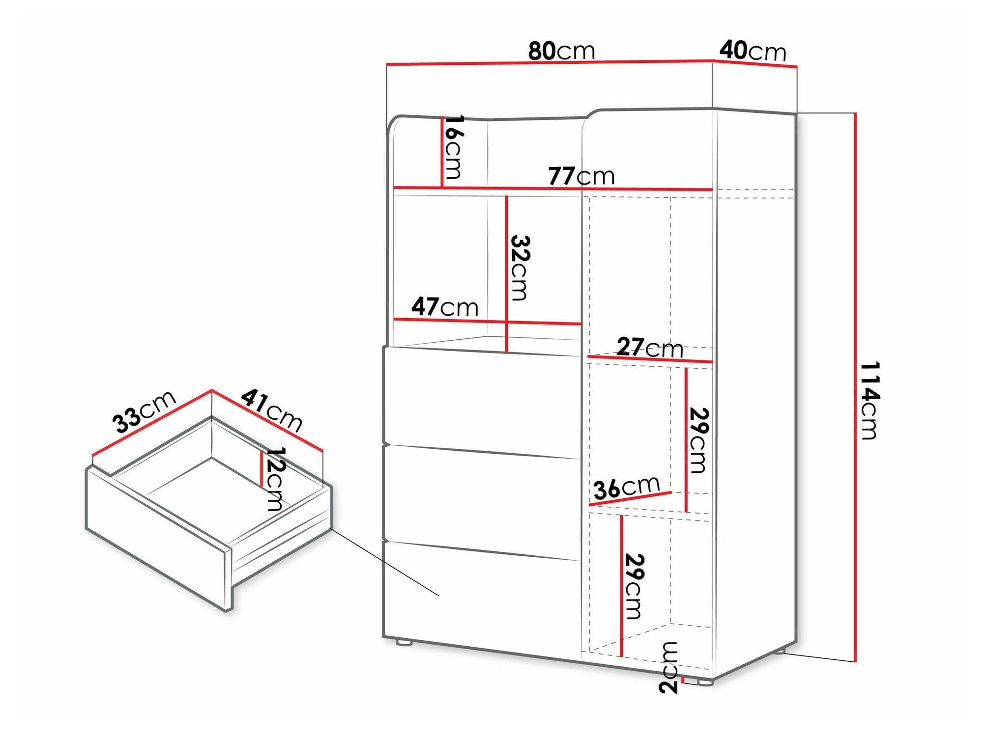 Boekenkast Domcali 106 (Beige + Eiken)