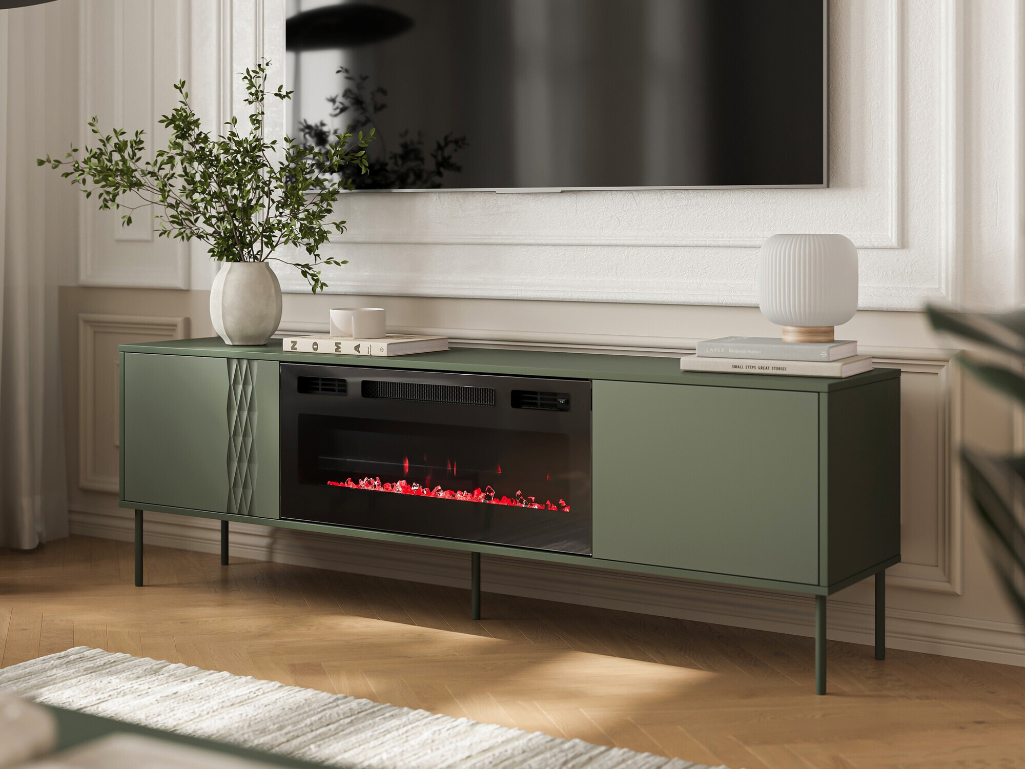 TV-meubel Tolete 107 (Groen)