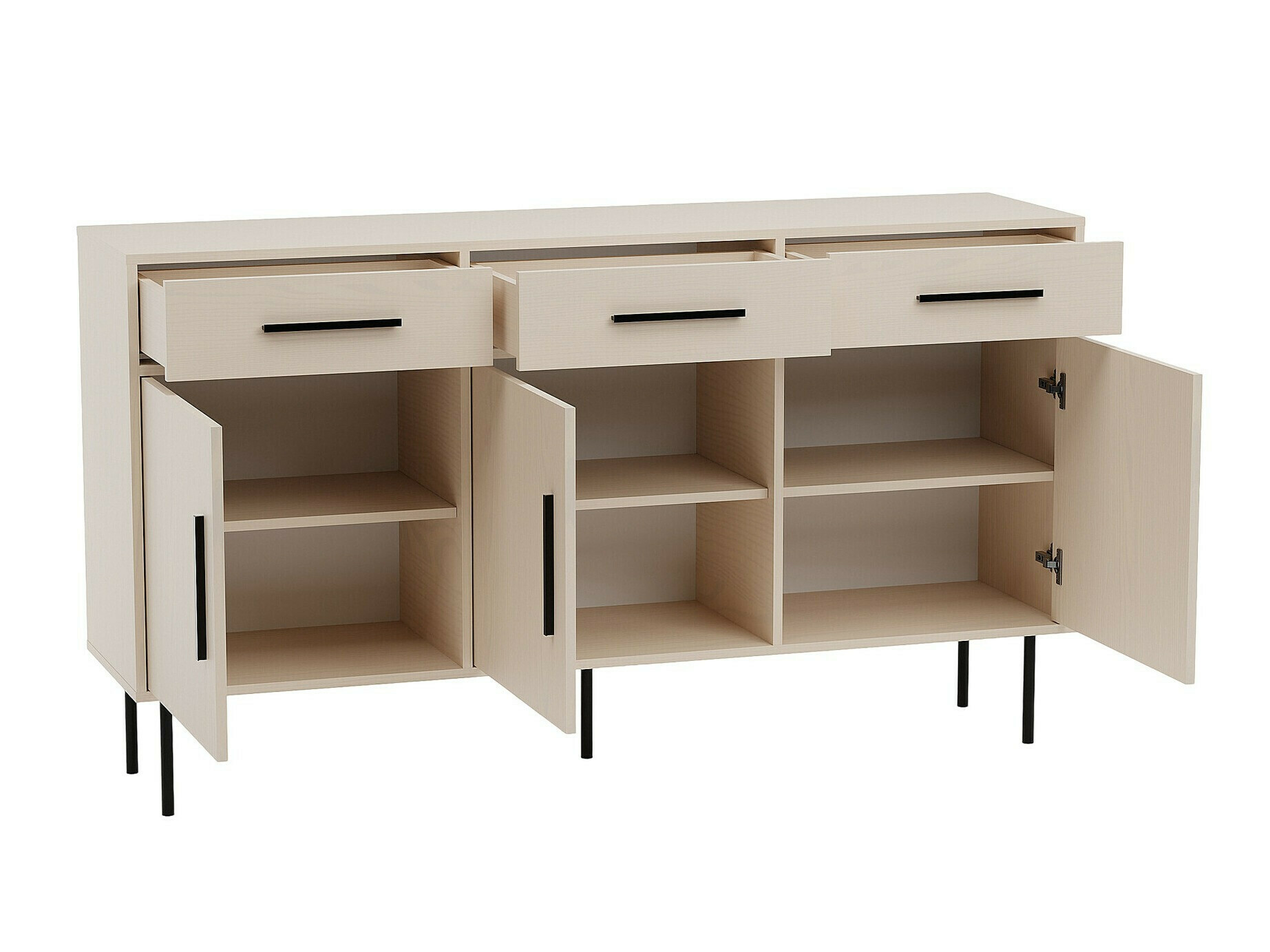 Woonkamerset Mansfield 106 (Lichtbruin)