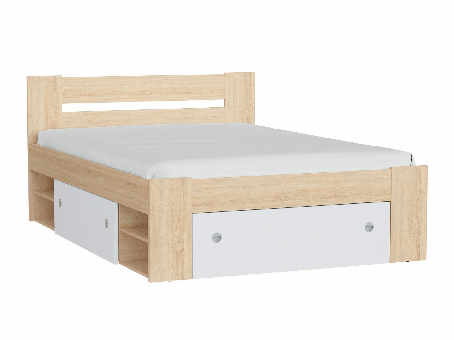 Bed Novsore 130 (Sonoma eik)
