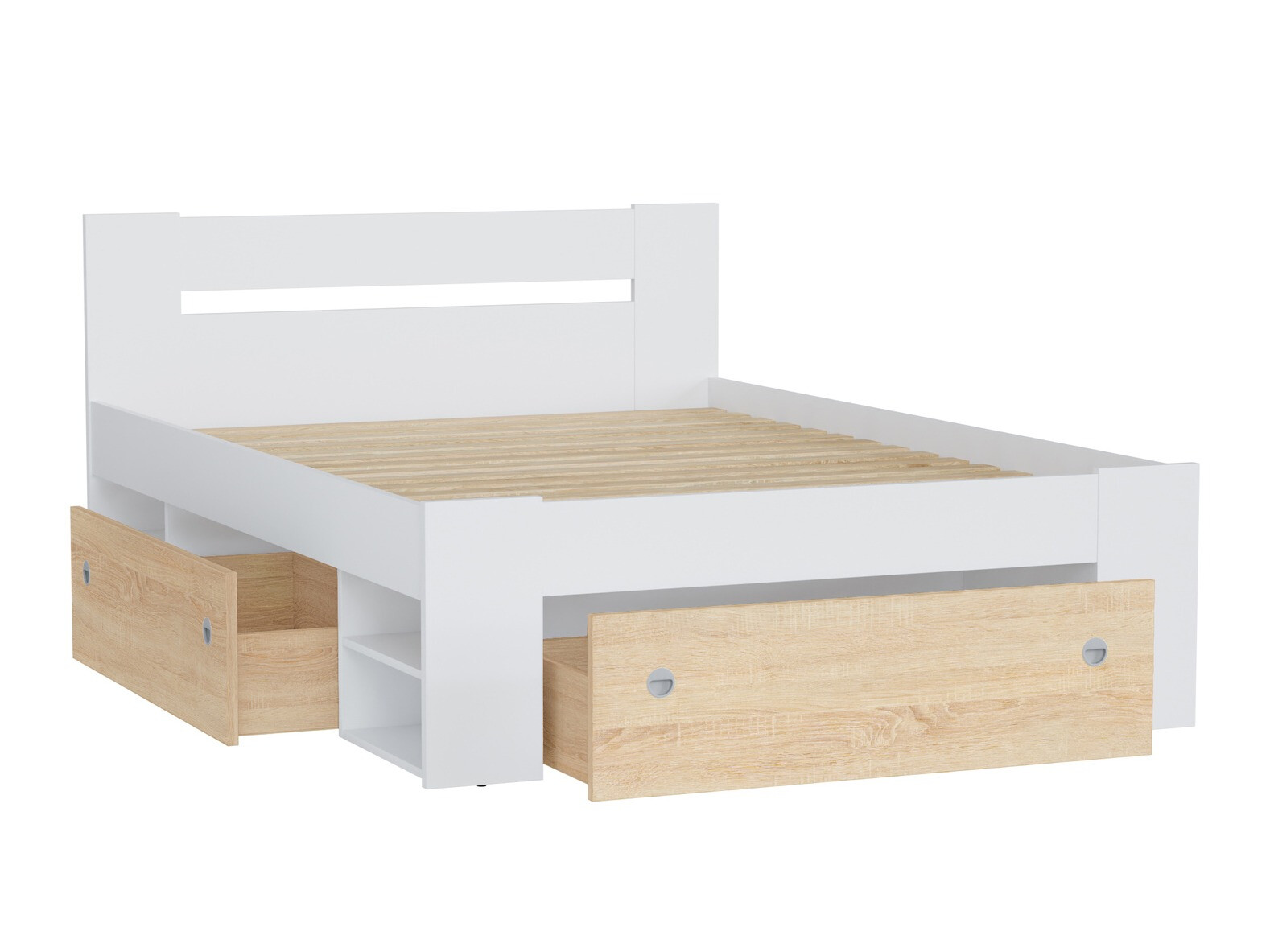 Bed Novsore 130 (Wit)