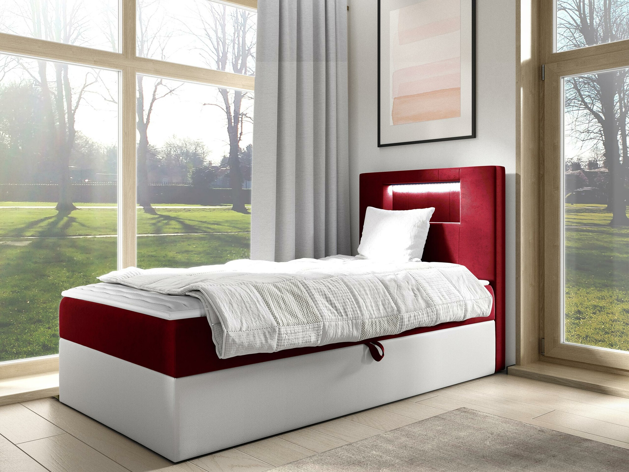 Boxspring Baltimore 169 (Soft 017 + Fresh 8)