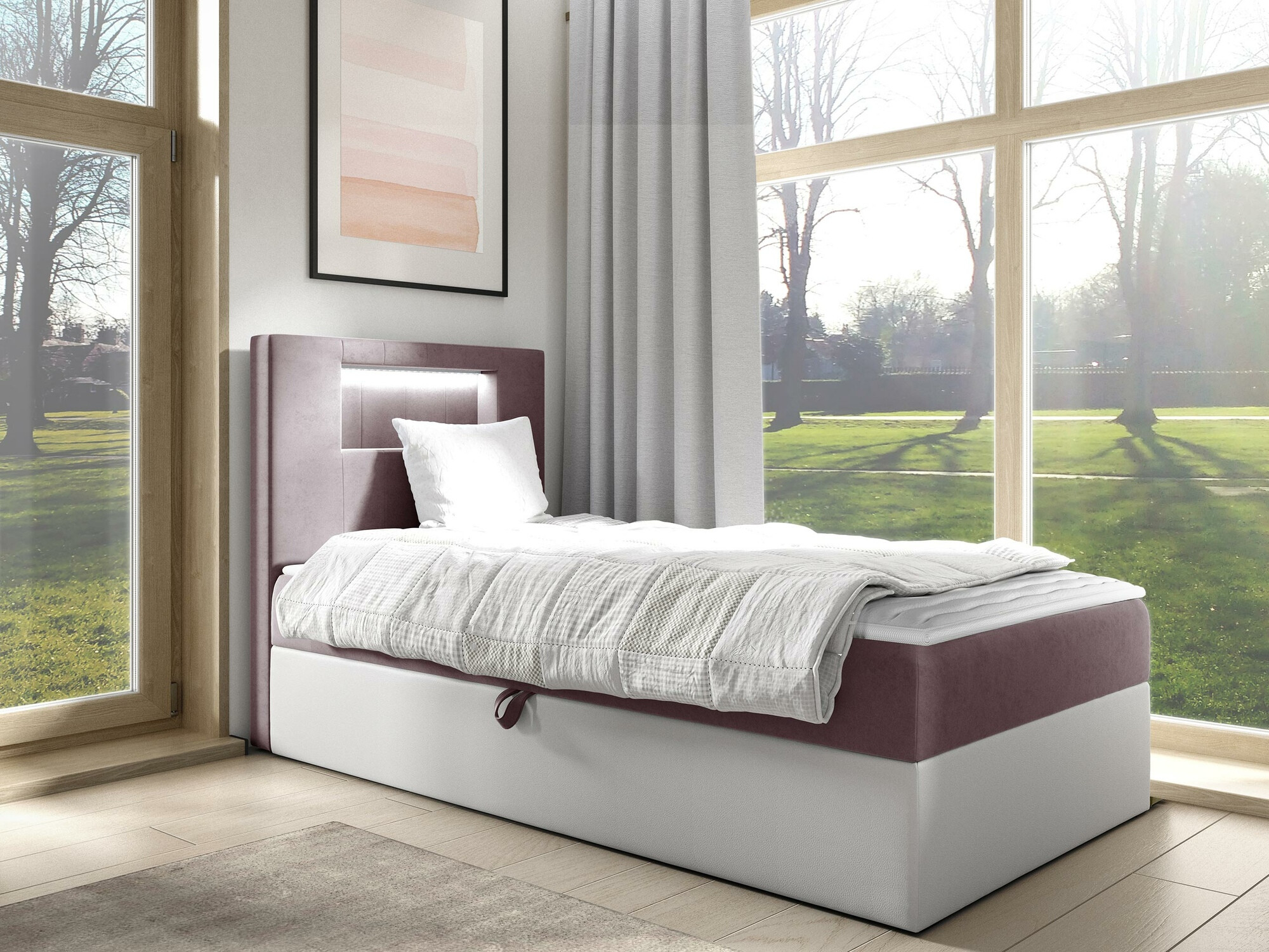 Boxspring Baltimore 169 (Soft 017 + Fresh 9)