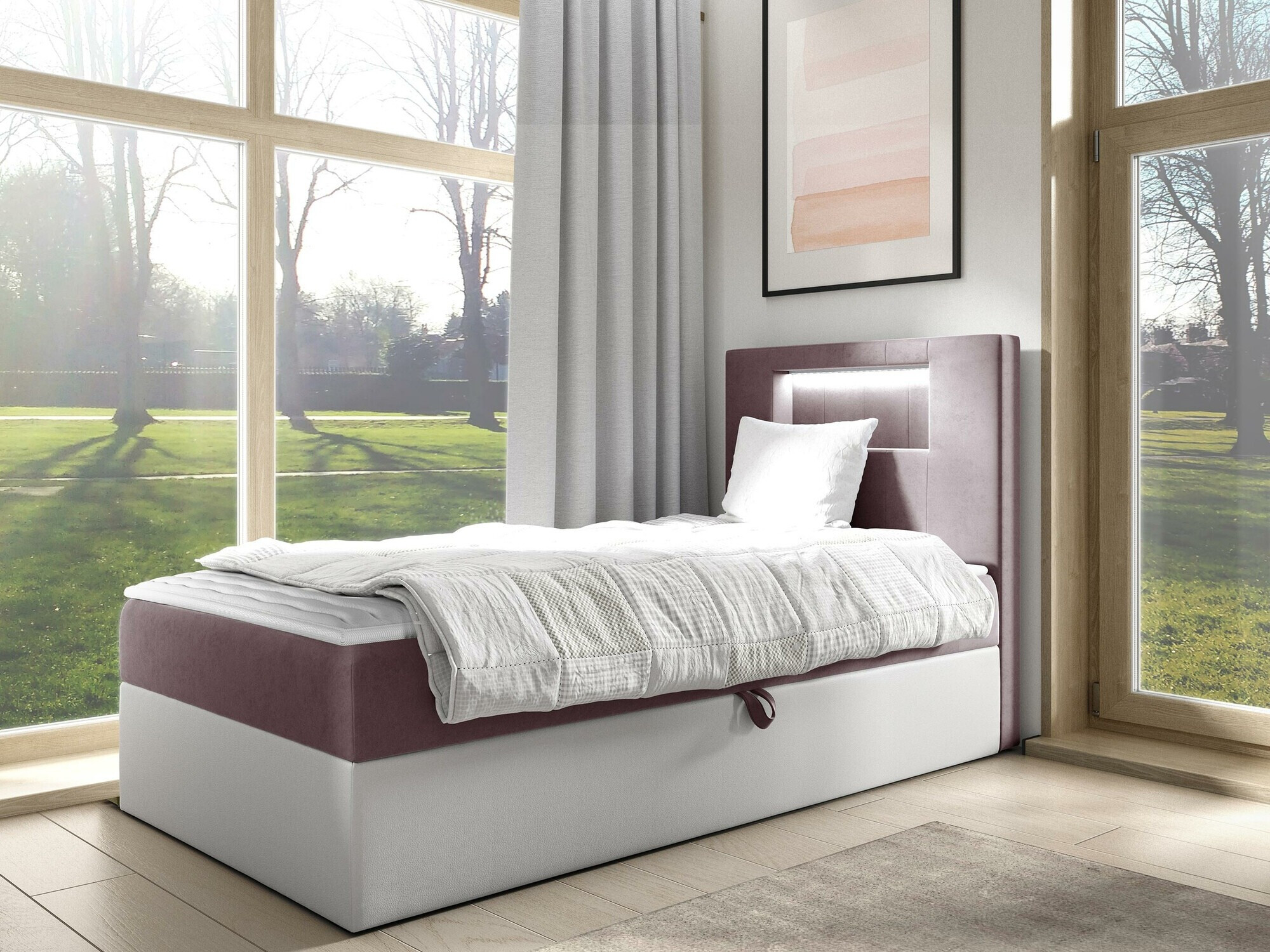 Boxspring Baltimore 169 (Soft 017 + Fresh 9)