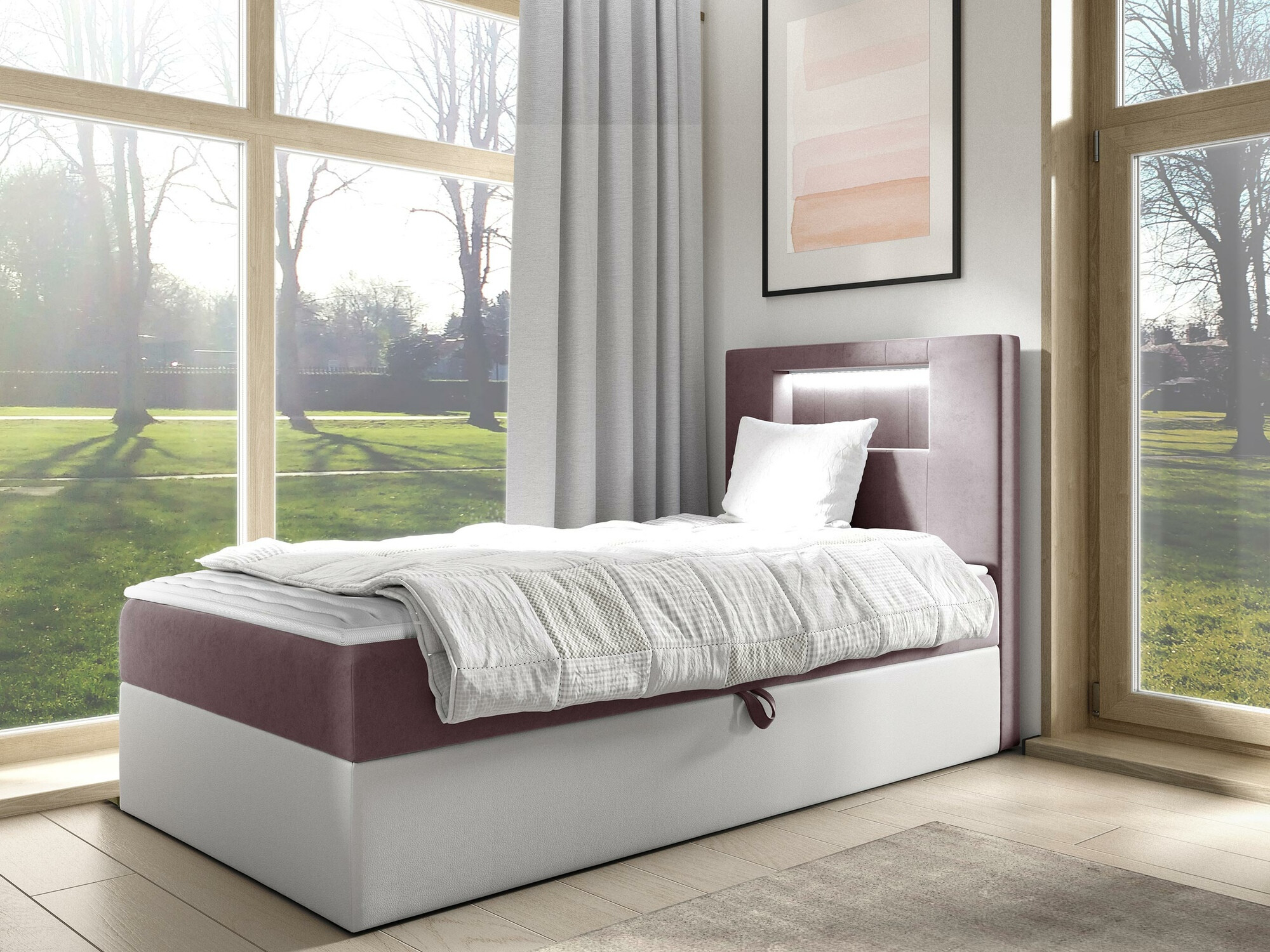 Boxspring Baltimore 169 (Soft 017 + Fresh 9)