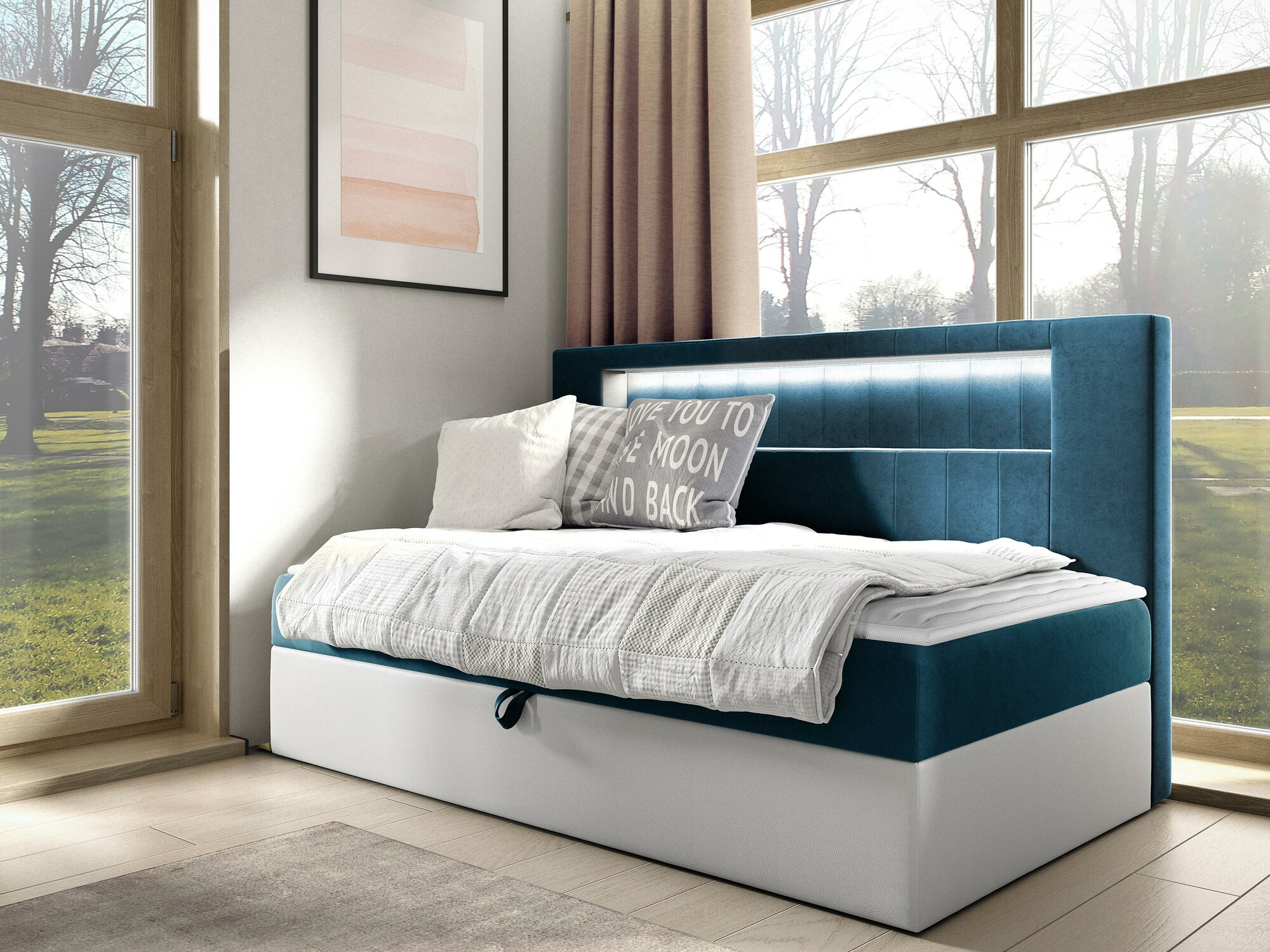 Boxspring Lucus IV (Soft 017 + Fresh 34)