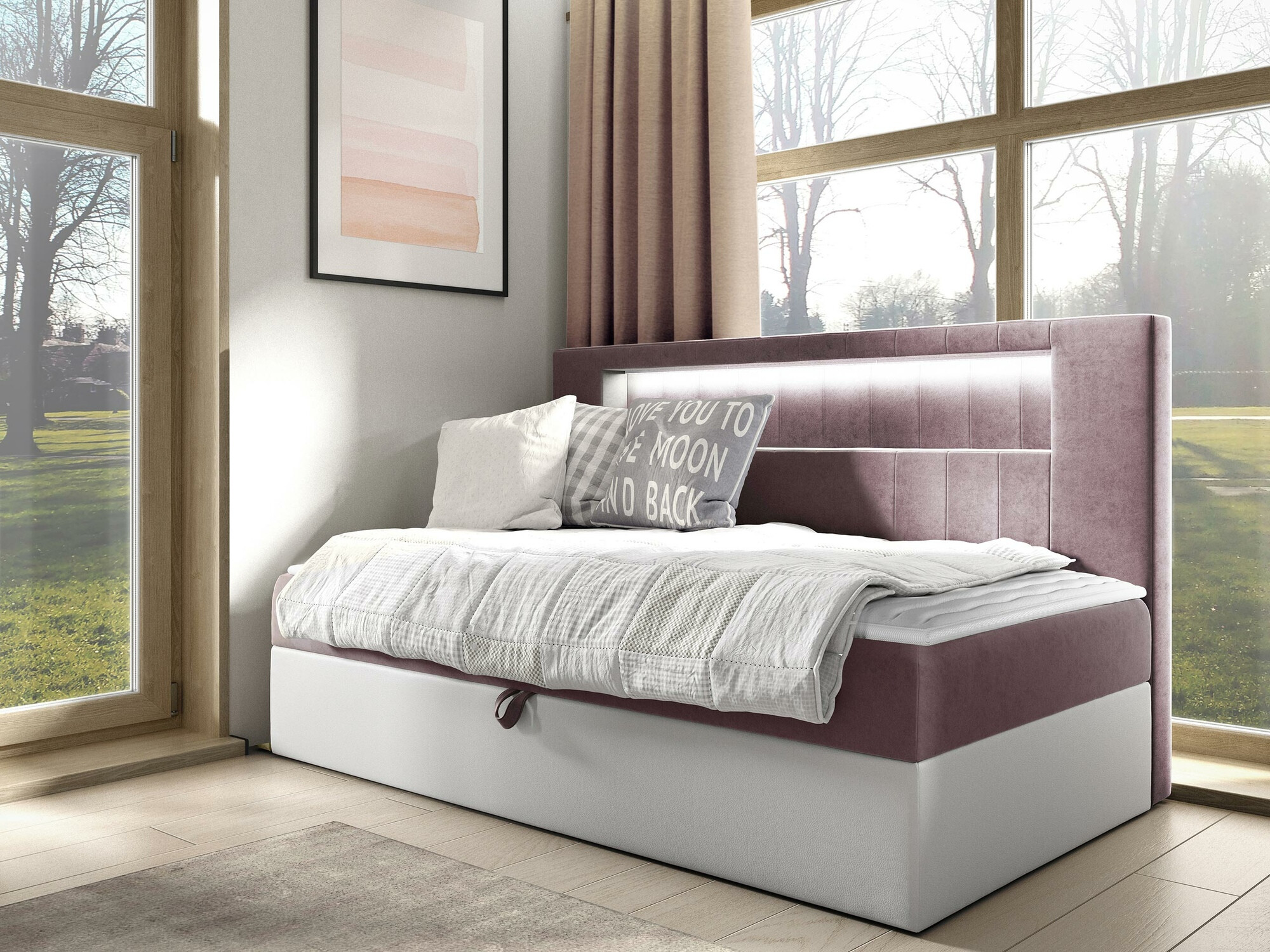 Boxspring Lucus IV (Soft 017 + Fresh 9)