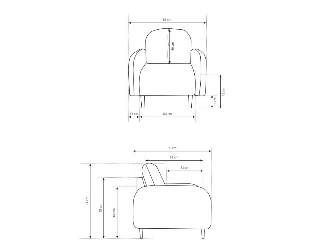Fauteuil Kingston 155 (Elma 04)