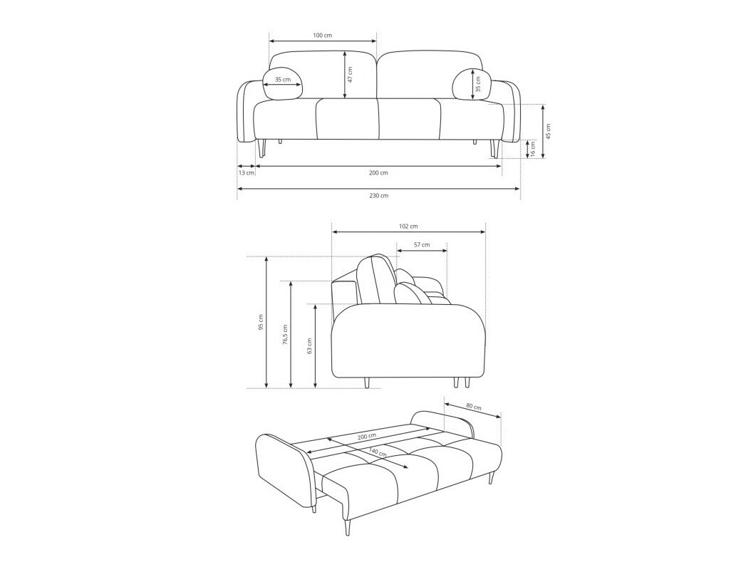 Slaapbank Kingston 151 (Elma 7)