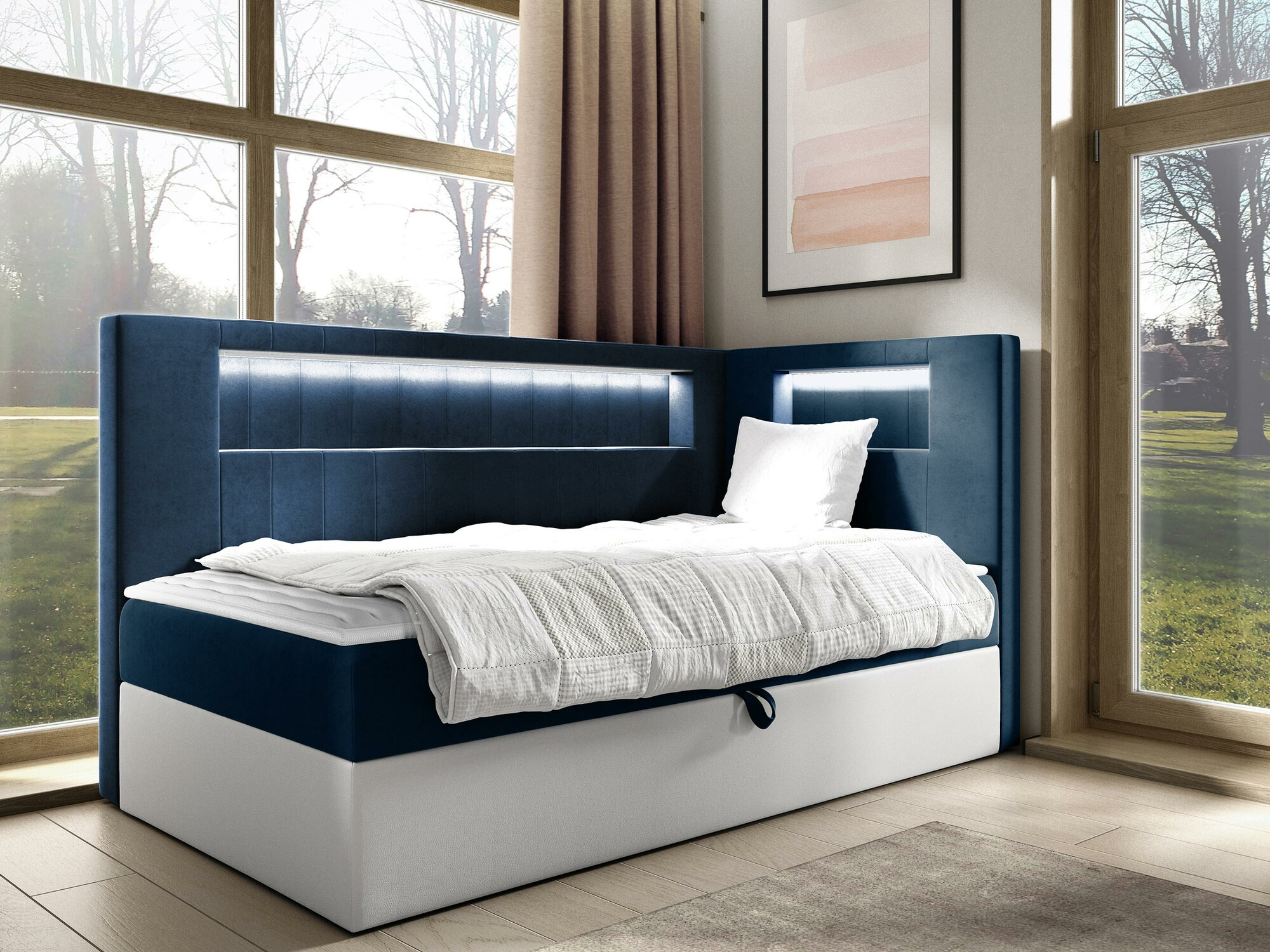 Boxspring Baltimore 172 (Soft 017 + Fresh 11)