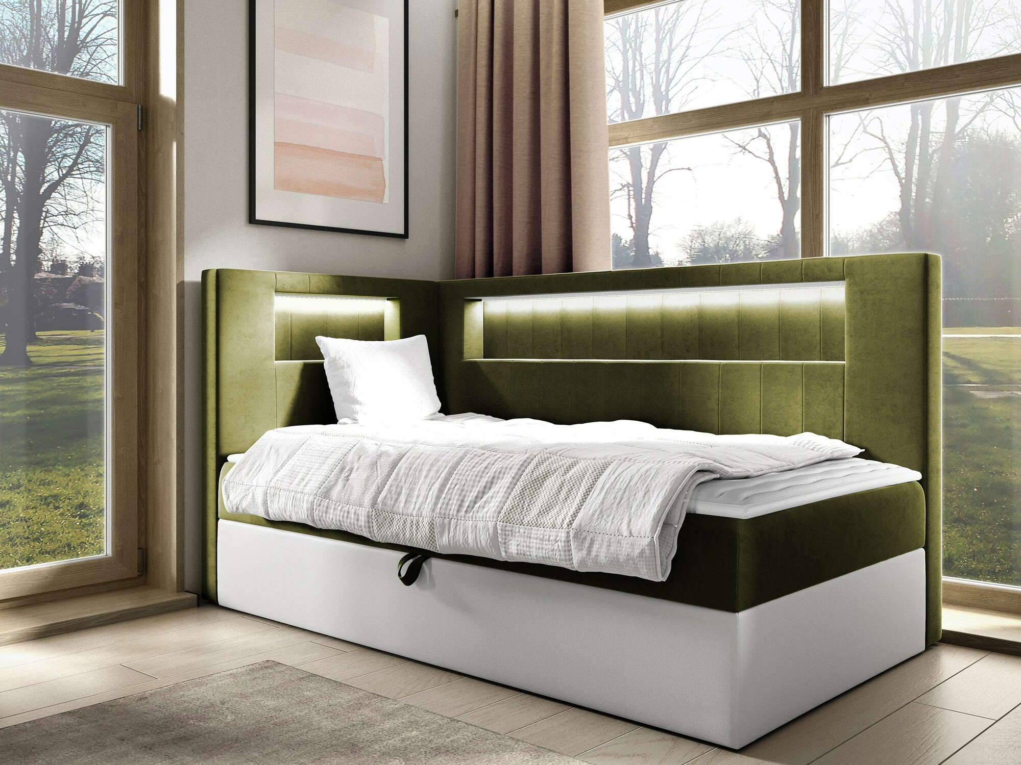 Boxspring Baltimore 172 (Soft 017 + Fresh 12)