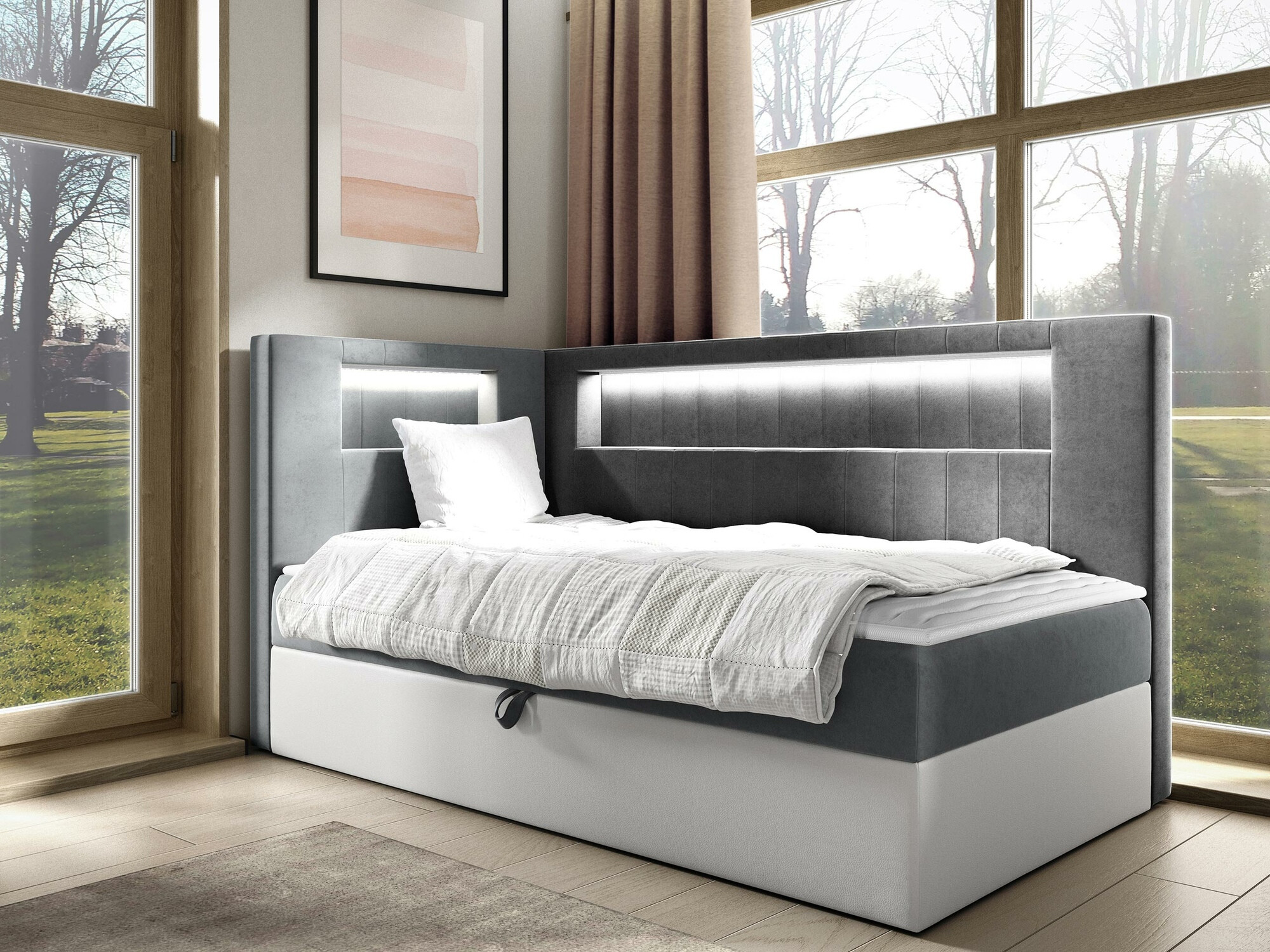 Boxspring Baltimore 172 (Soft 017 + Fresh 14)