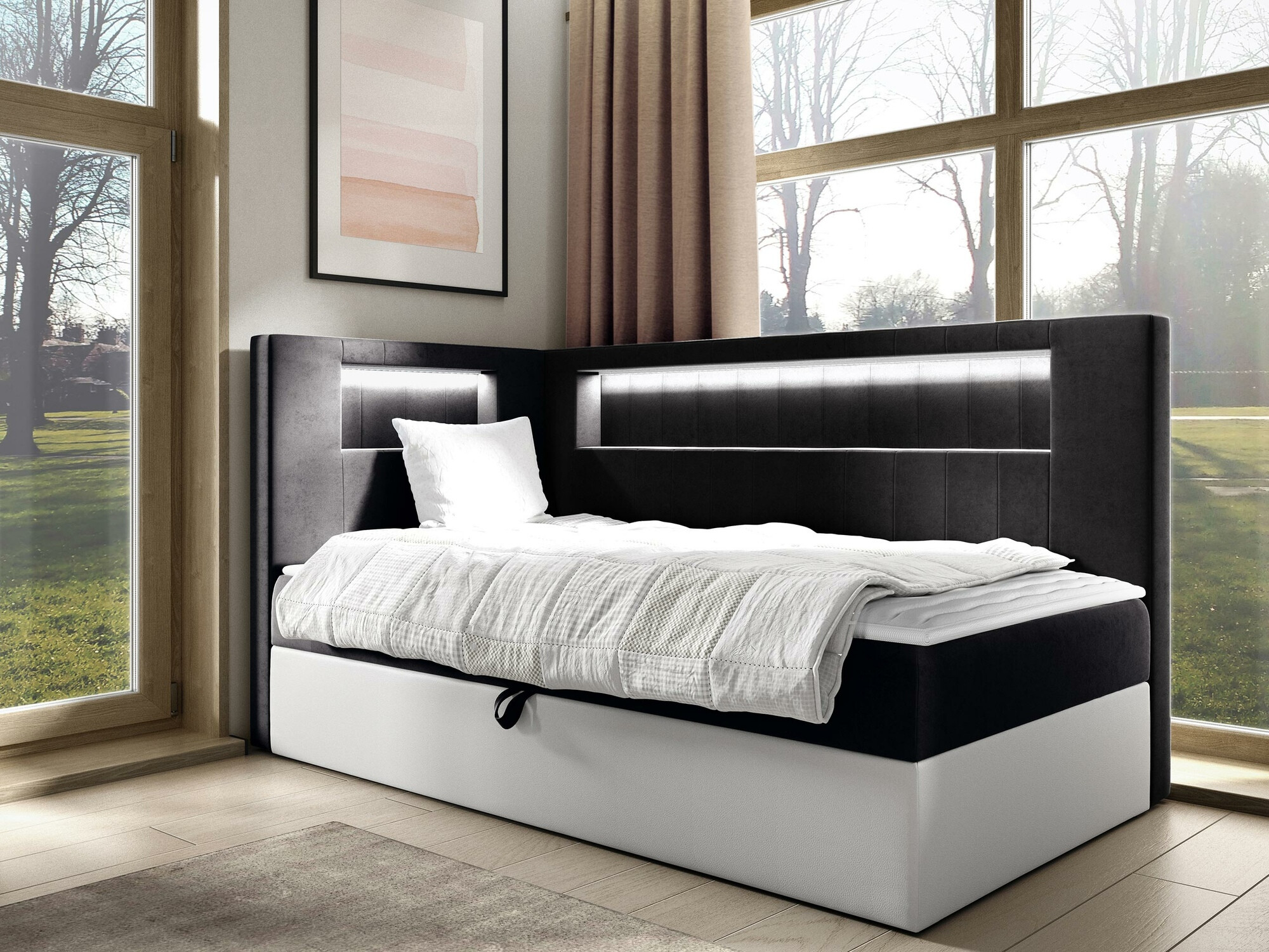 Boxspring Baltimore 172 (Soft 017 + Fresh 17)