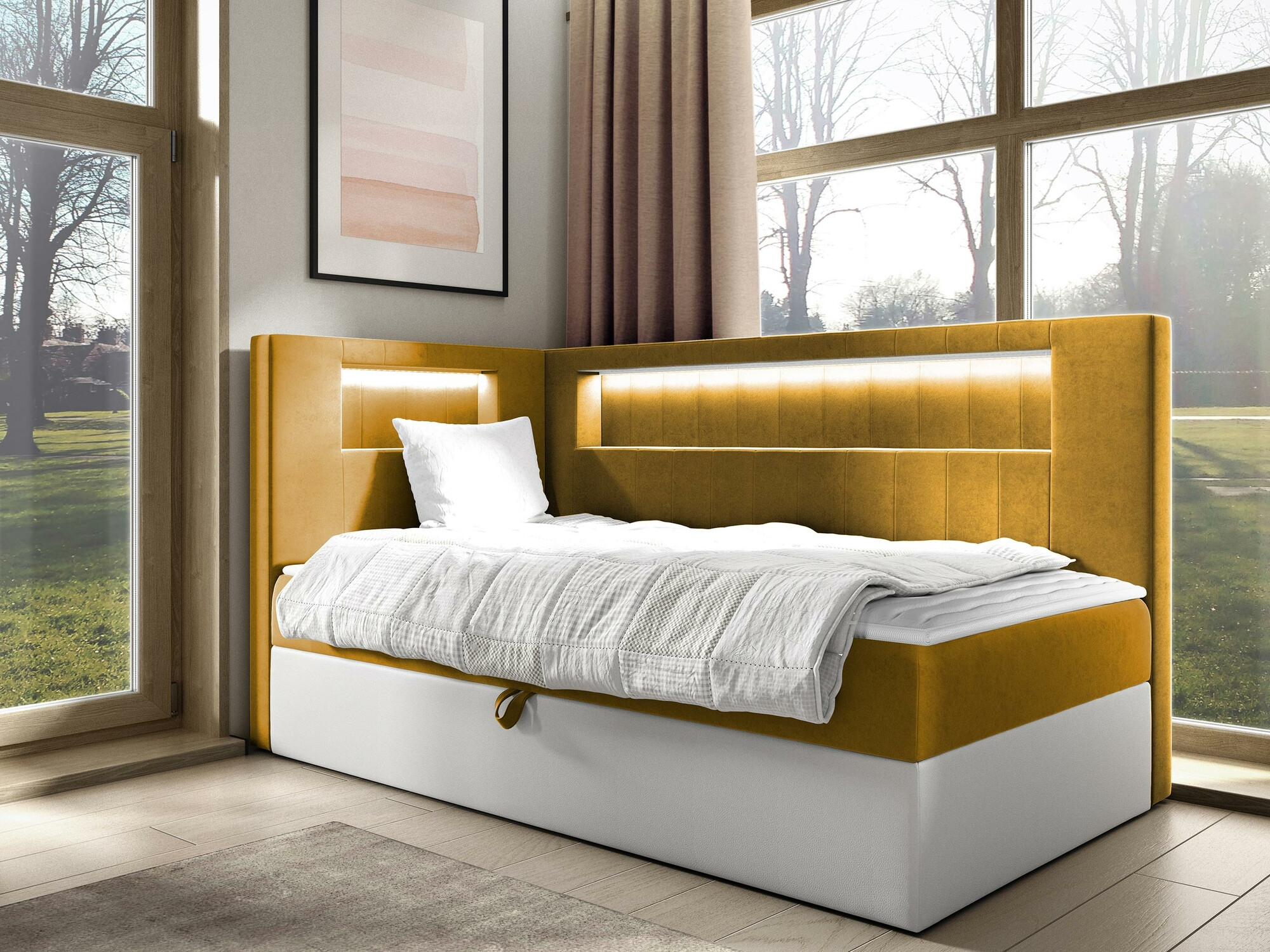 Boxspring Baltimore 172 (Soft 017 + Fresh 37)