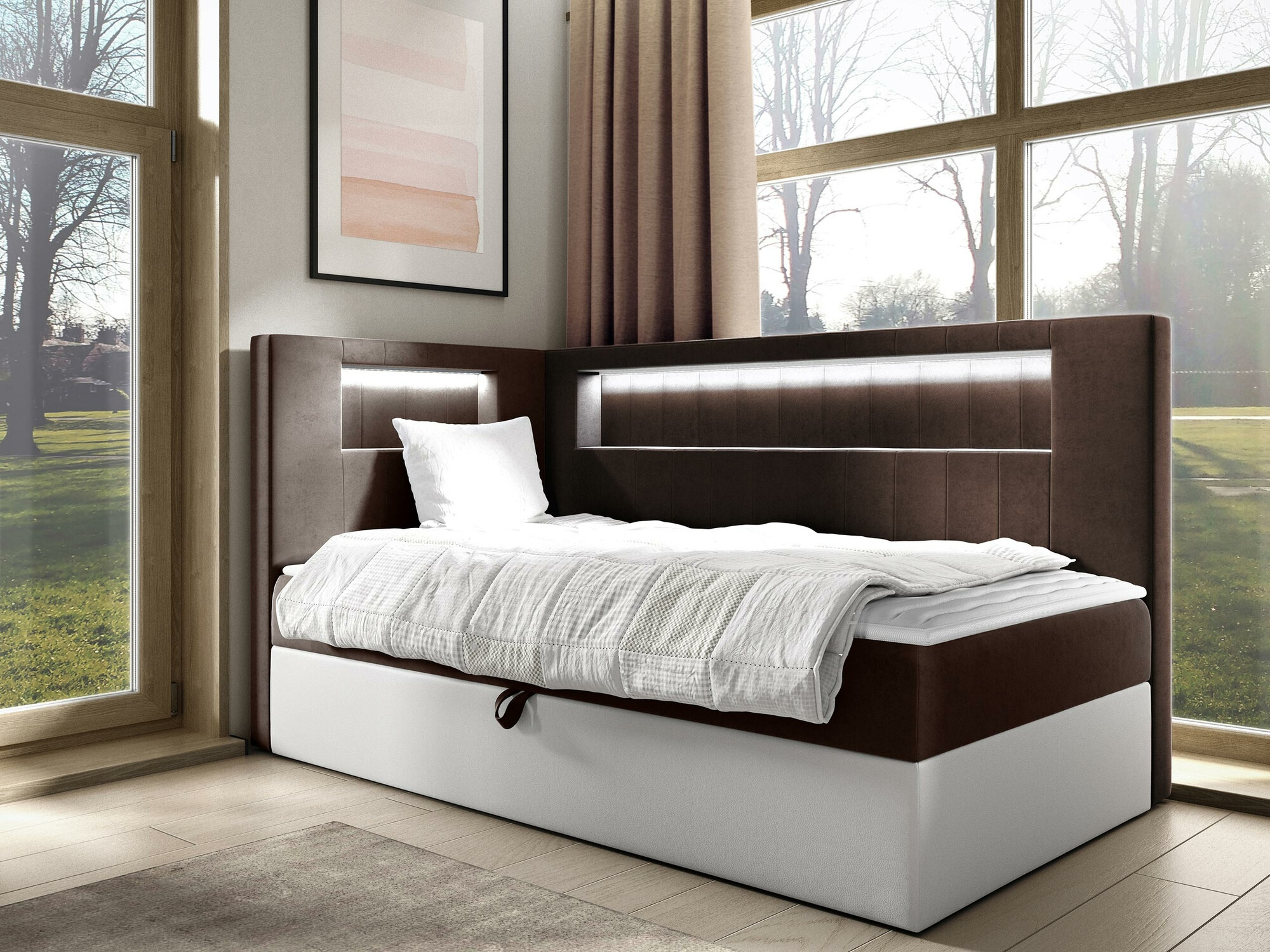 Boxspring Baltimore 172 (Soft 017 + Fresh 4)