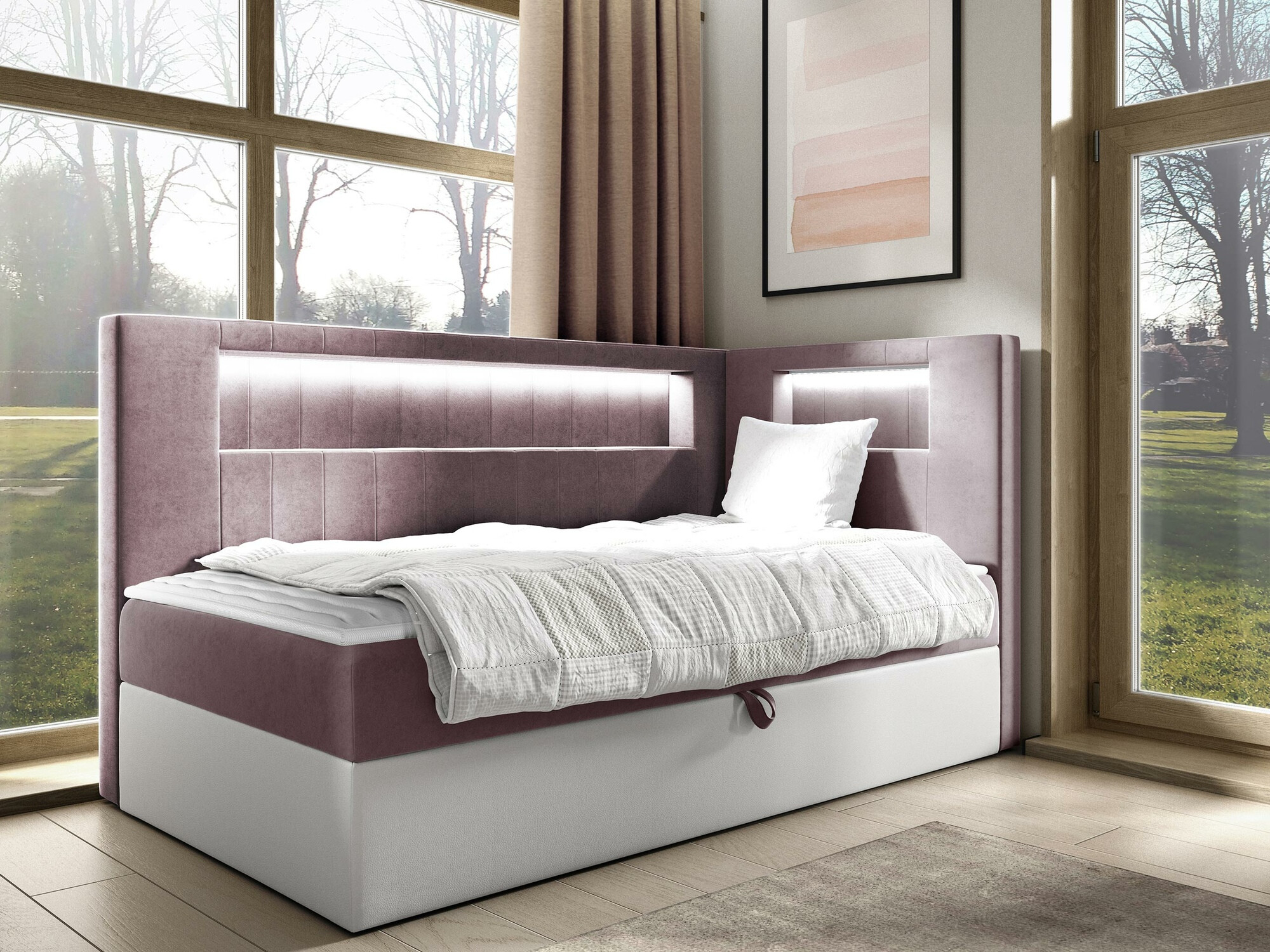 Boxspring Baltimore 172 (Soft 017 + Fresh 9)