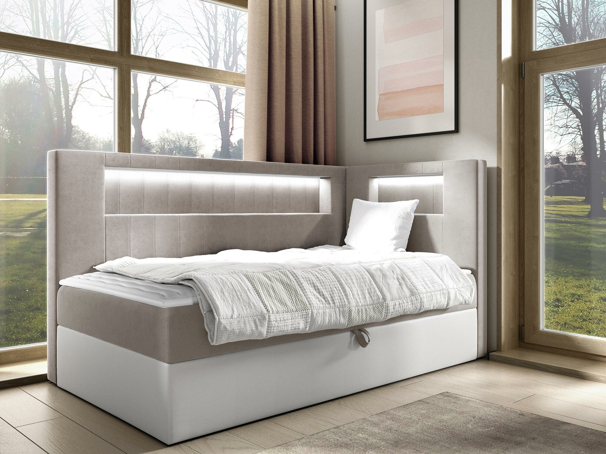 Boxspring Lucus VIII (Soft 017 + Fresh 1)
