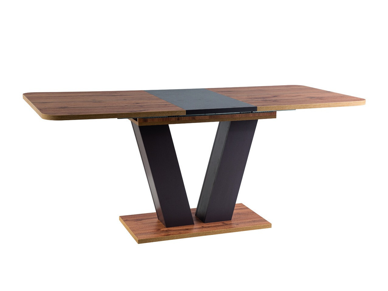 Tafel Detroit 763 (Antraciet + Wotan eik)