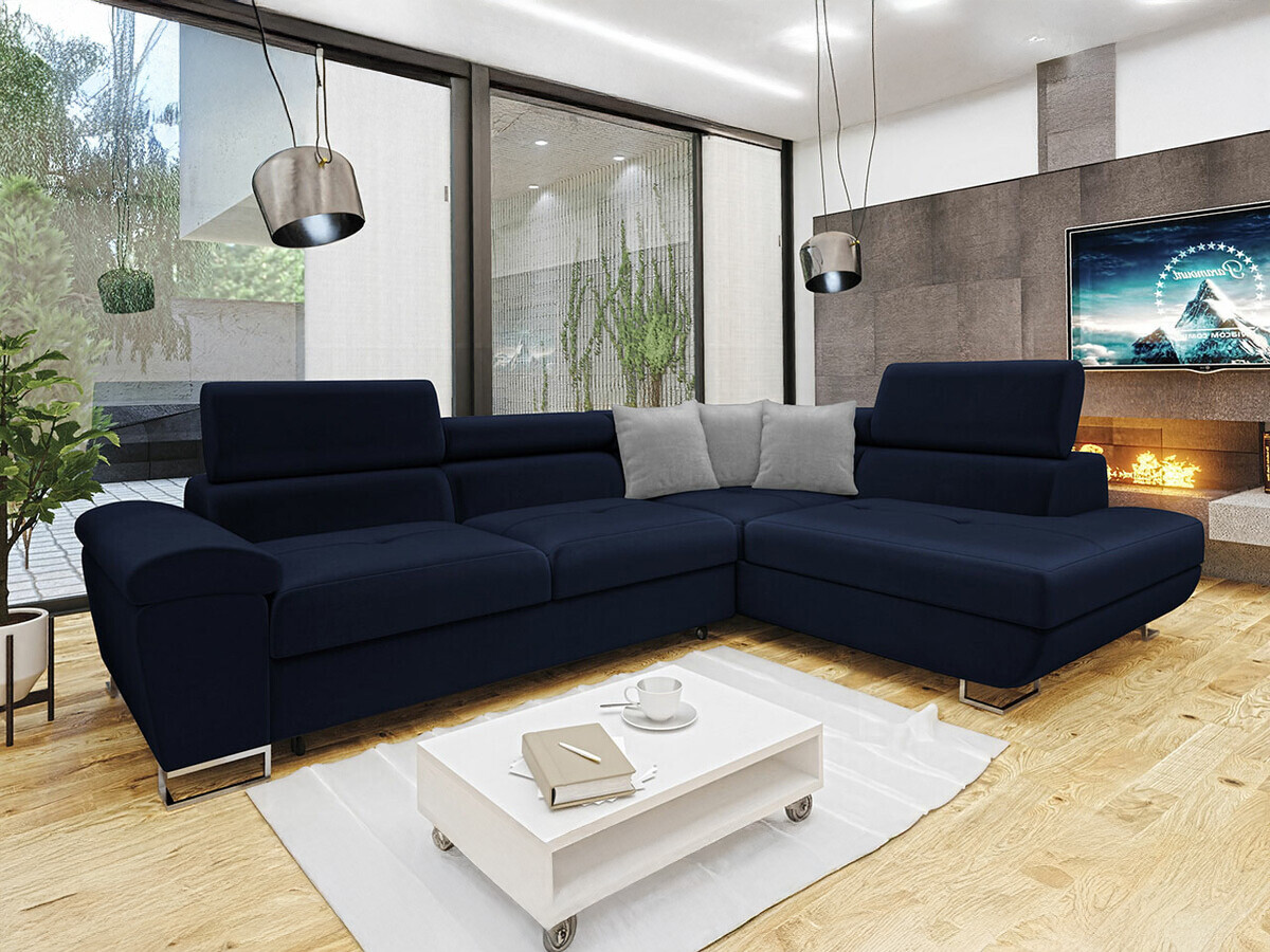 Hoekbank Comfivo 166 (Magic Velvet 2216 + Magic Velvet 2240)