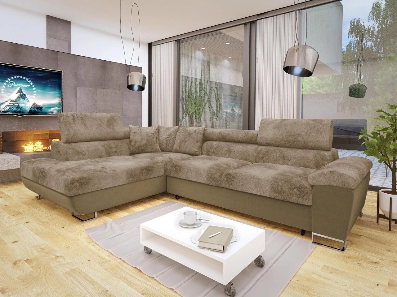 Hoekbank Comfivo 290 (Otusso 02 + Sorriso 5)