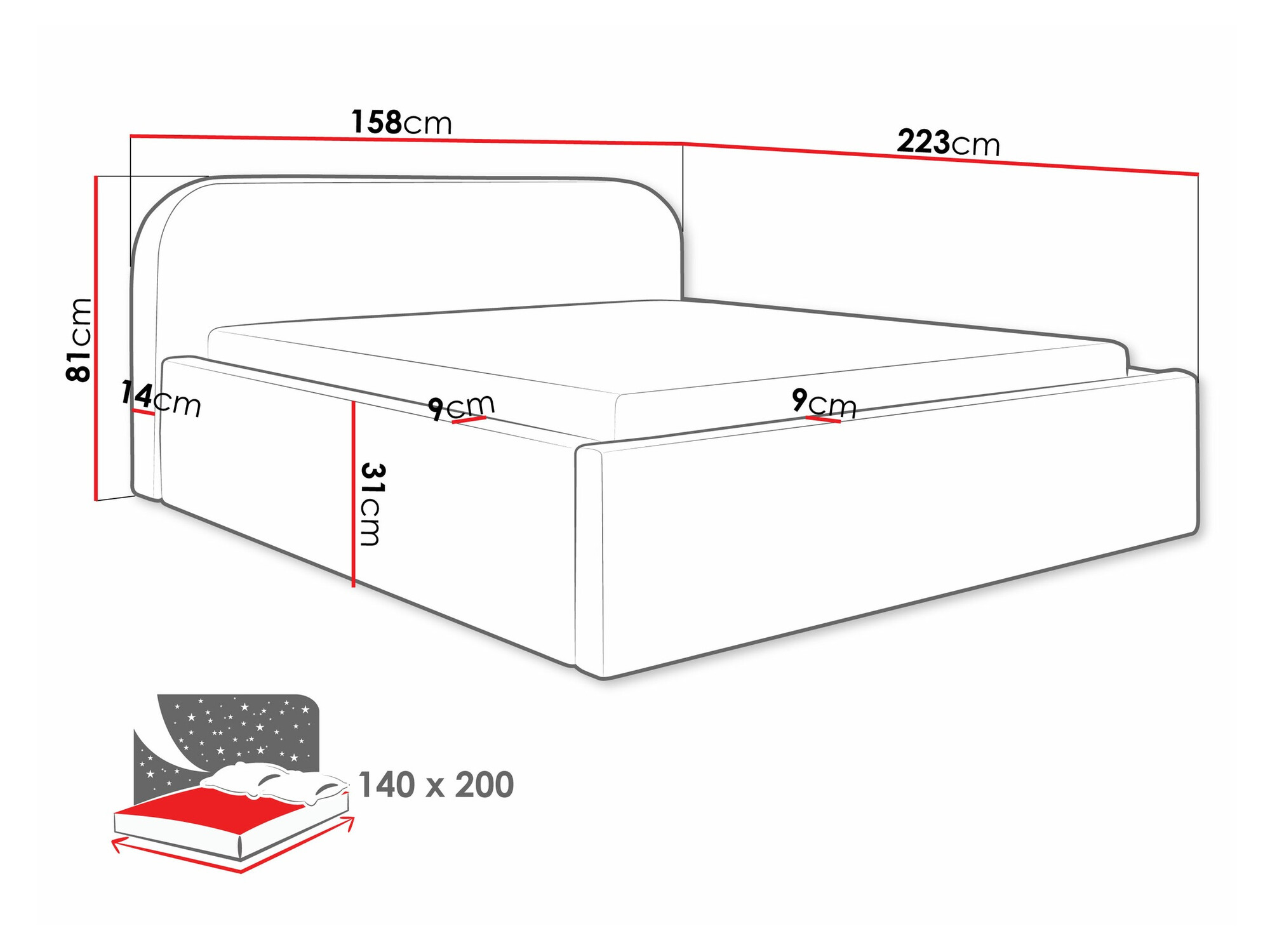 Bed Comfivo 409 (Abriamo 9)