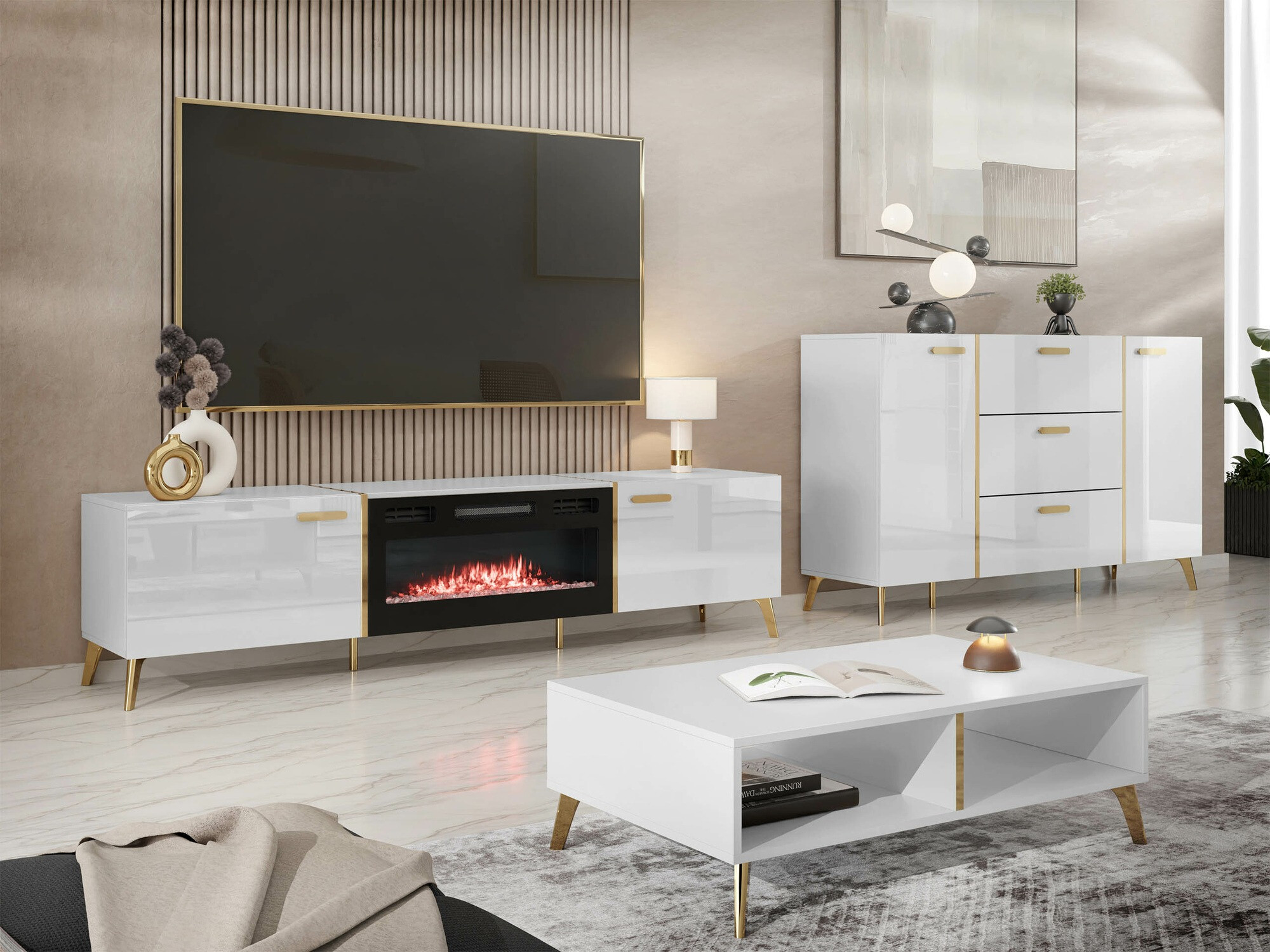 Salontafel Comfivo Capella (Wit)