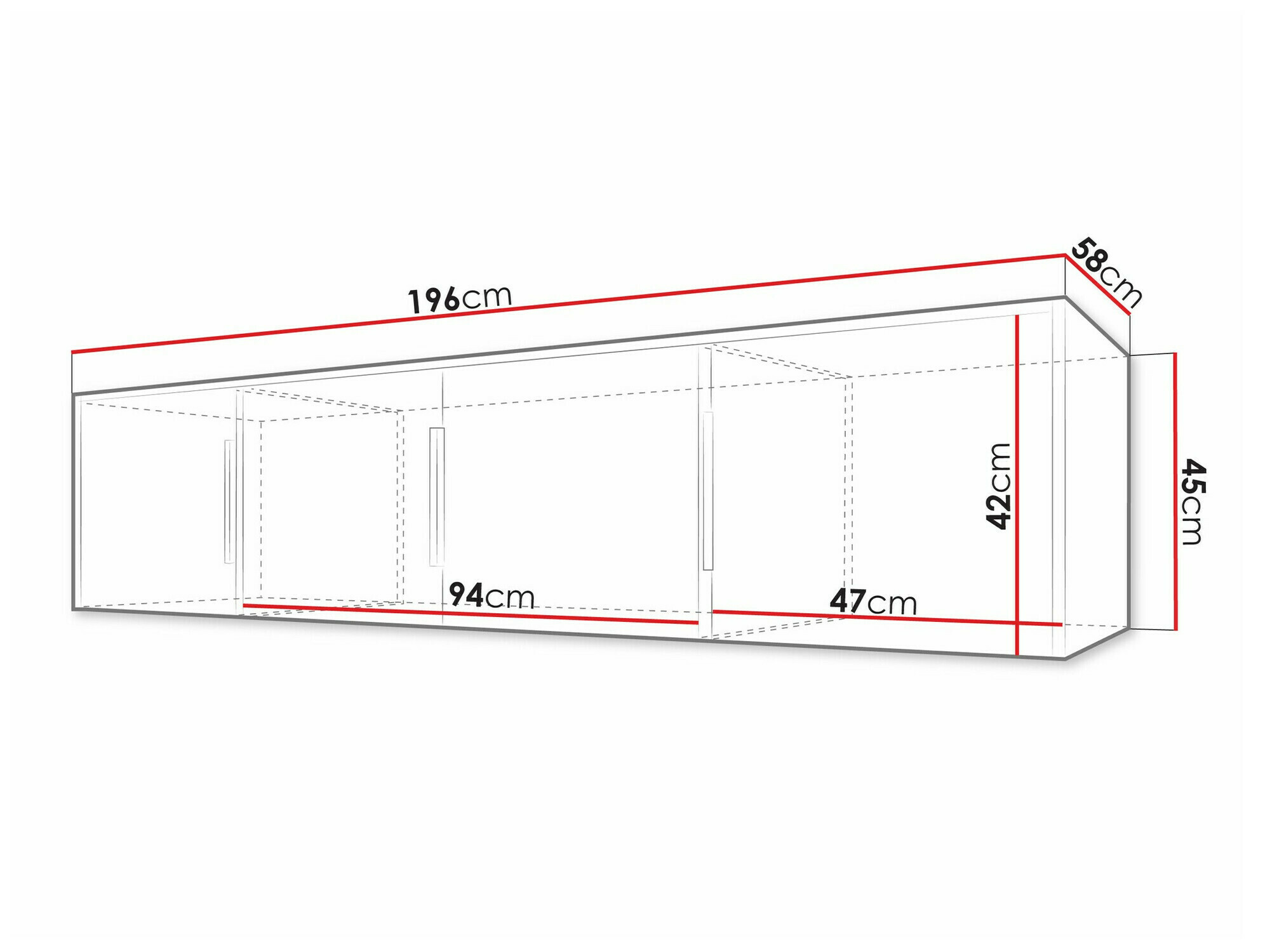 Kledingkast Collis II (Wotan eik + Zwart)