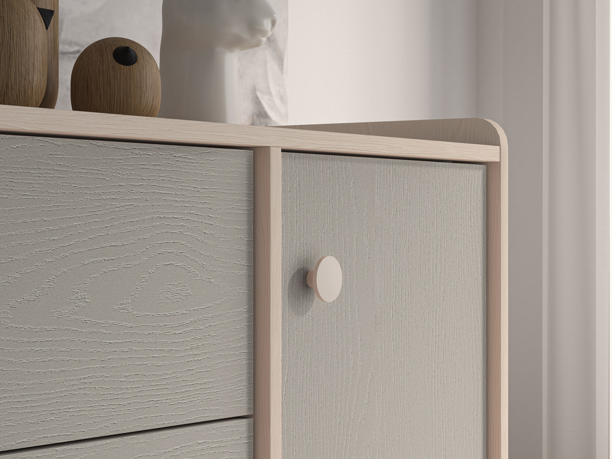 Ladekast Tortoli 104 (Grijs)