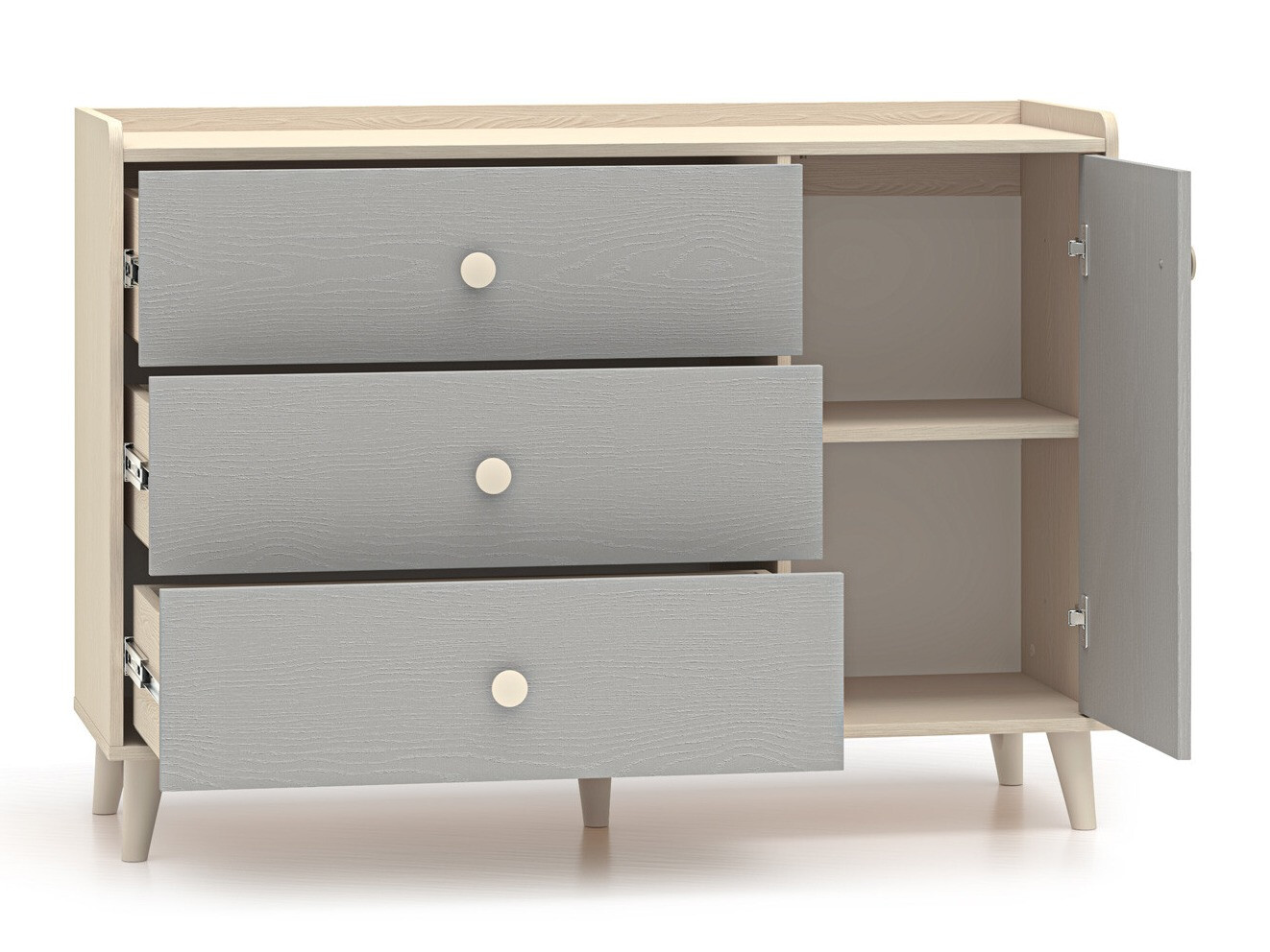 Ladekast Tortoli 104 (Grijs)
