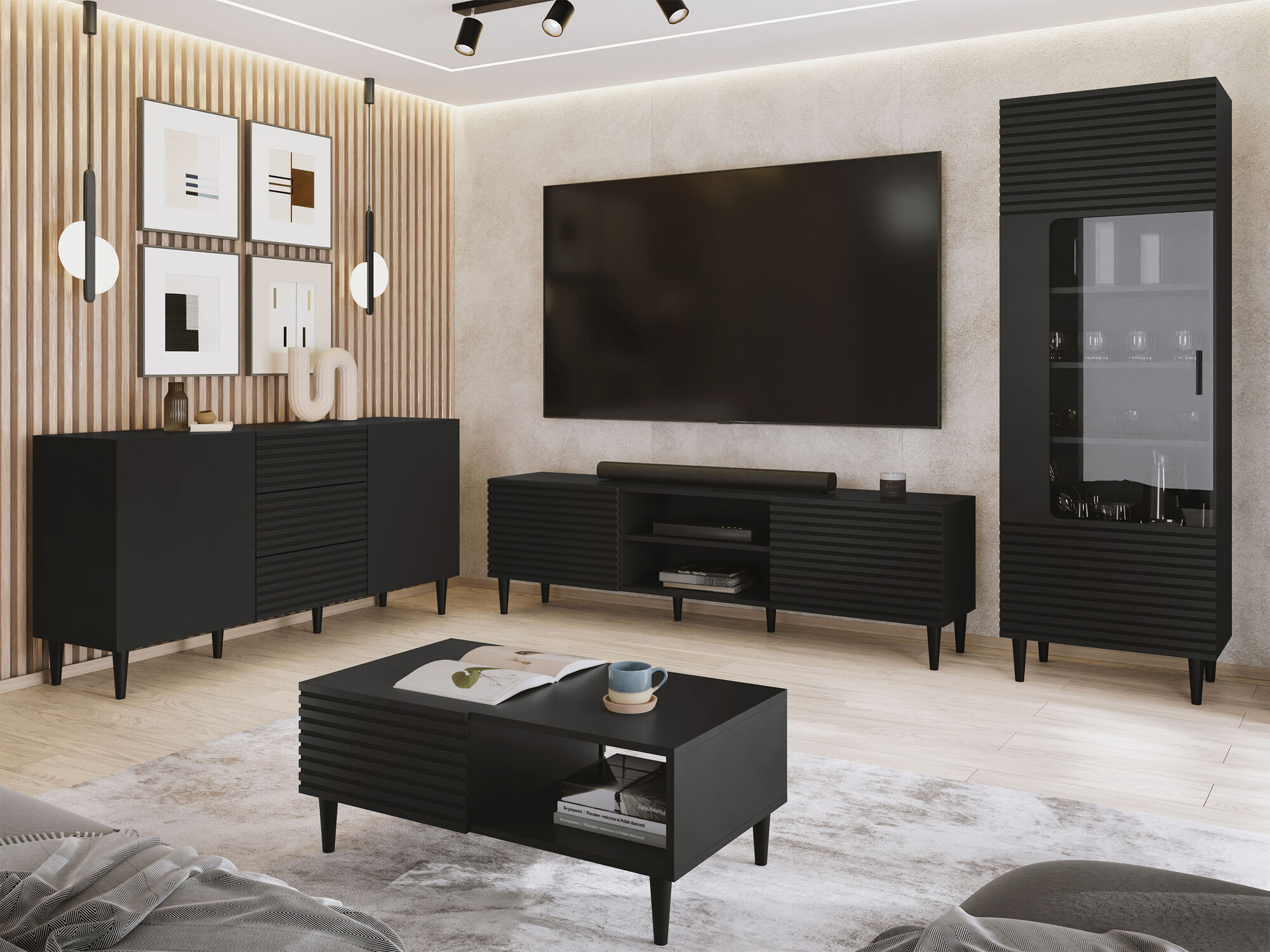 Salontafel Comfivo Mavmono 102 (Zwart)