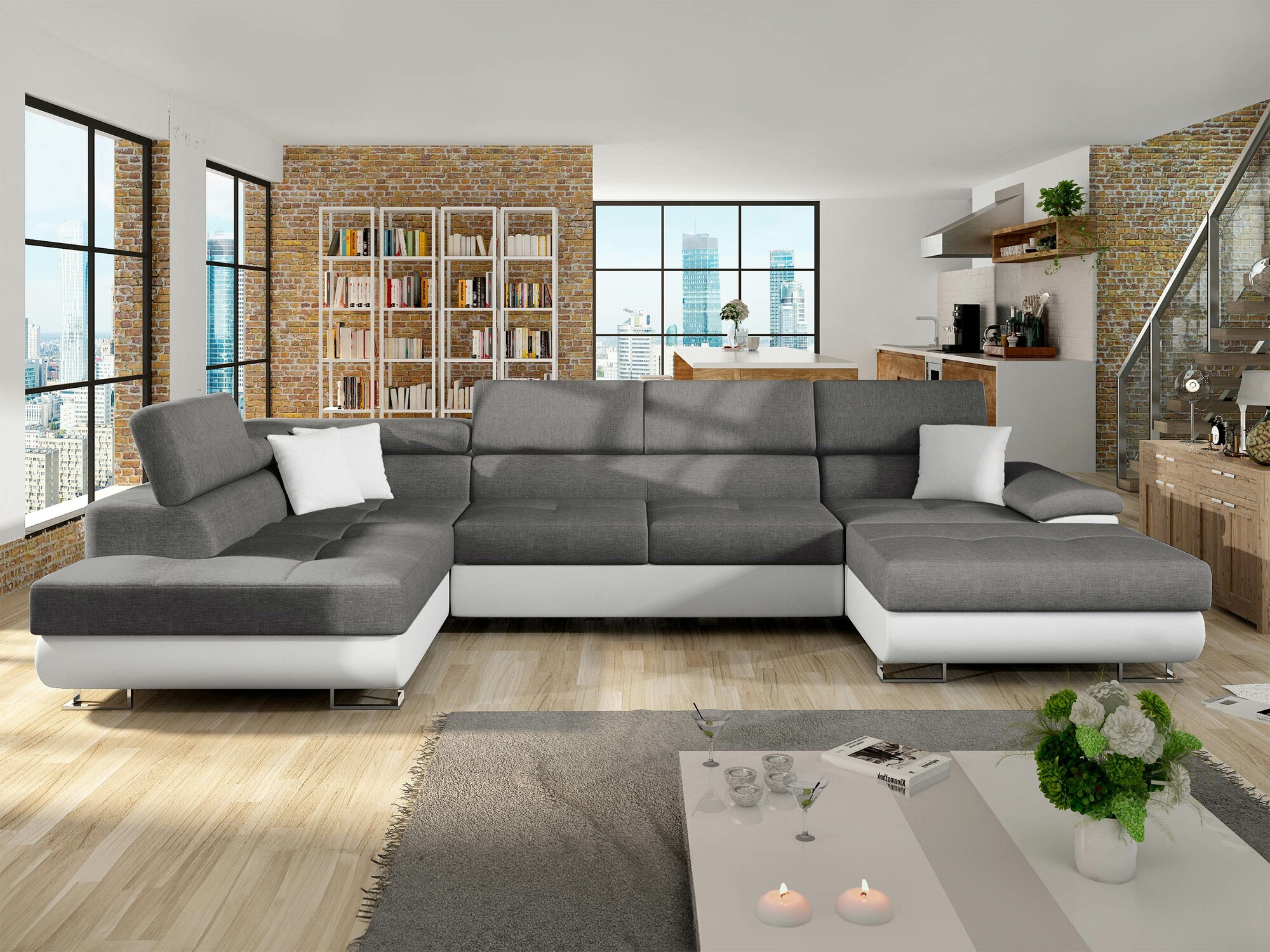 Hoekbank Comfivo Ruta IV (Soft 017 + Lux 05)