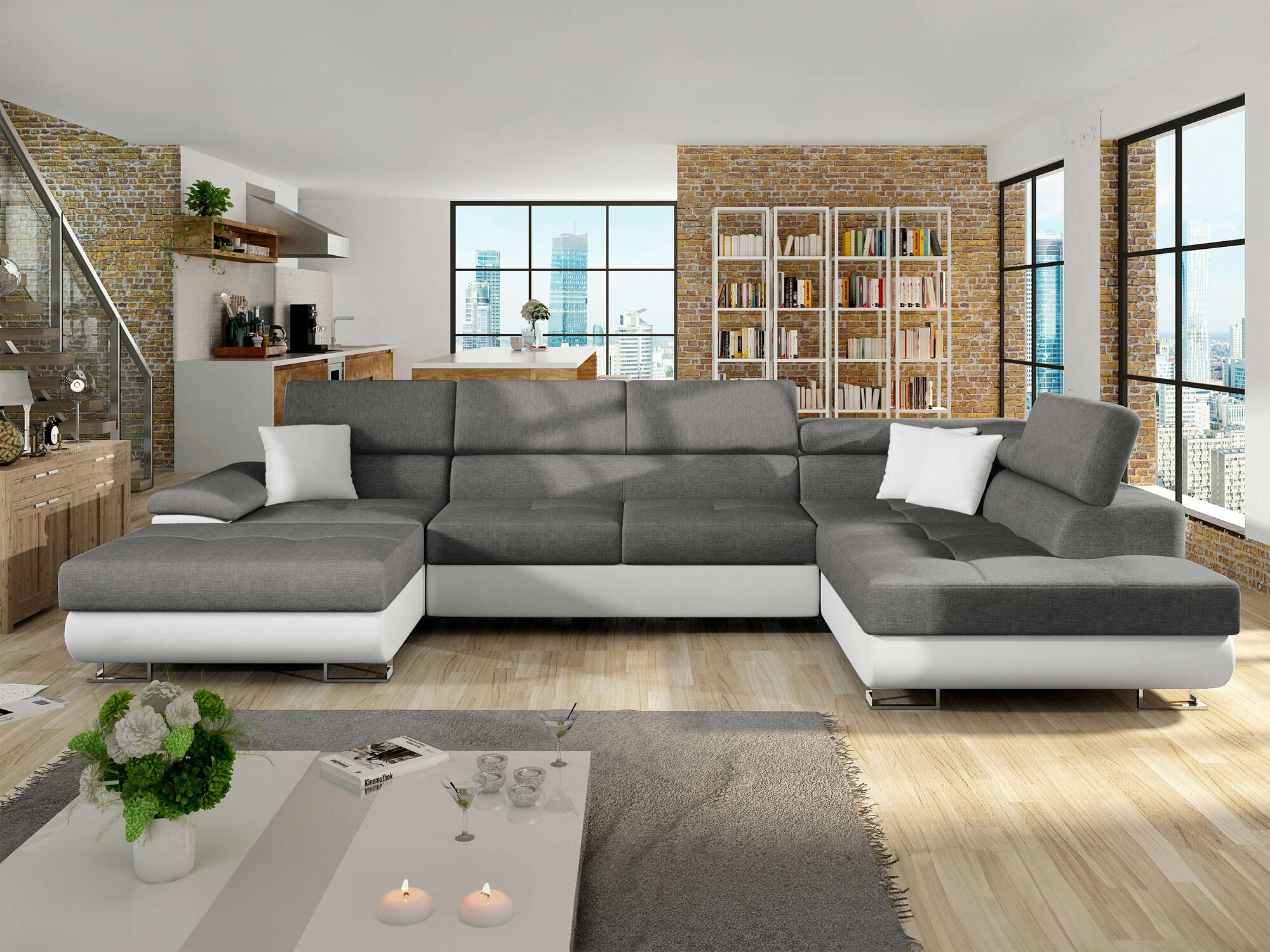 Hoekbank Comfivo Ruta IV (Soft 017 + Lux 05)