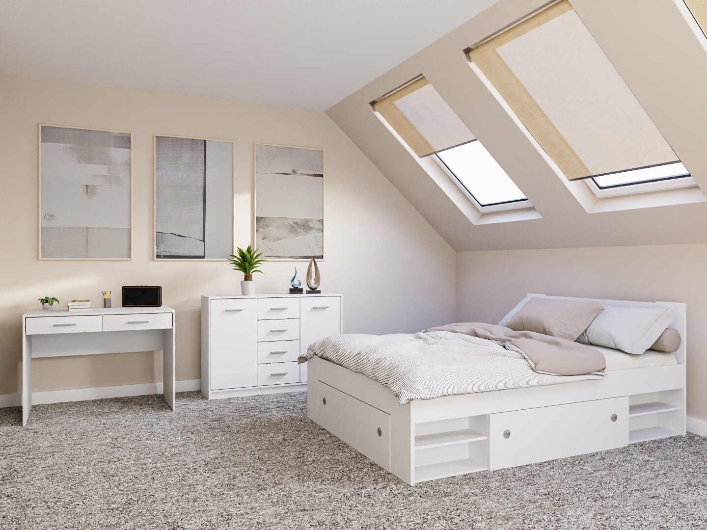 Slaapkamerset Novsore 156 (Wit)