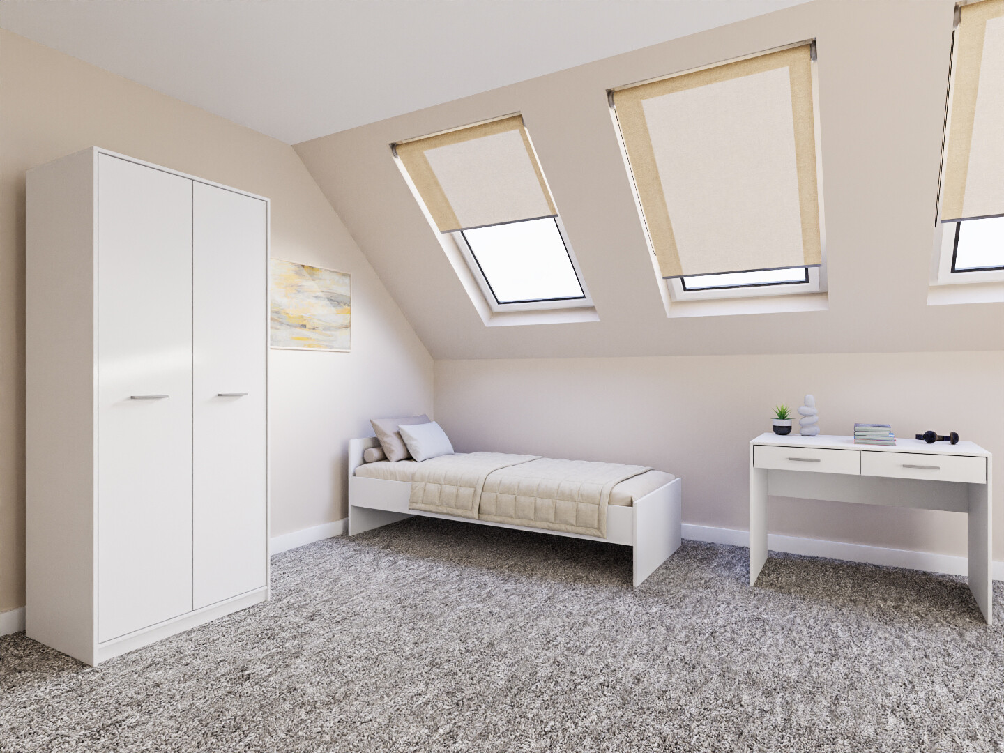 Slaapkamerset Novsore 157 (Wit)