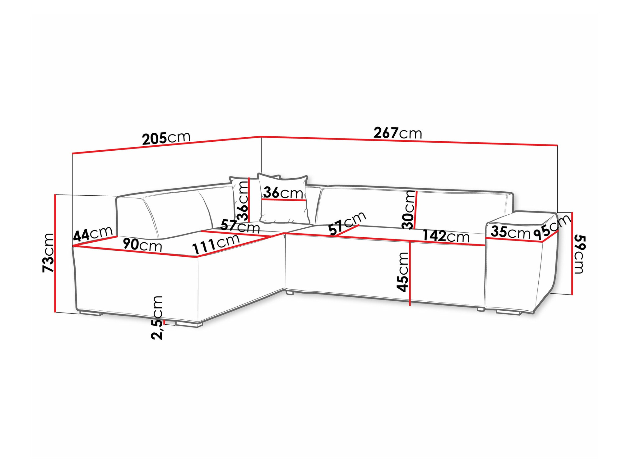 Hoekbank Comfivo 289 (Zetta 291 + Zetta 294)