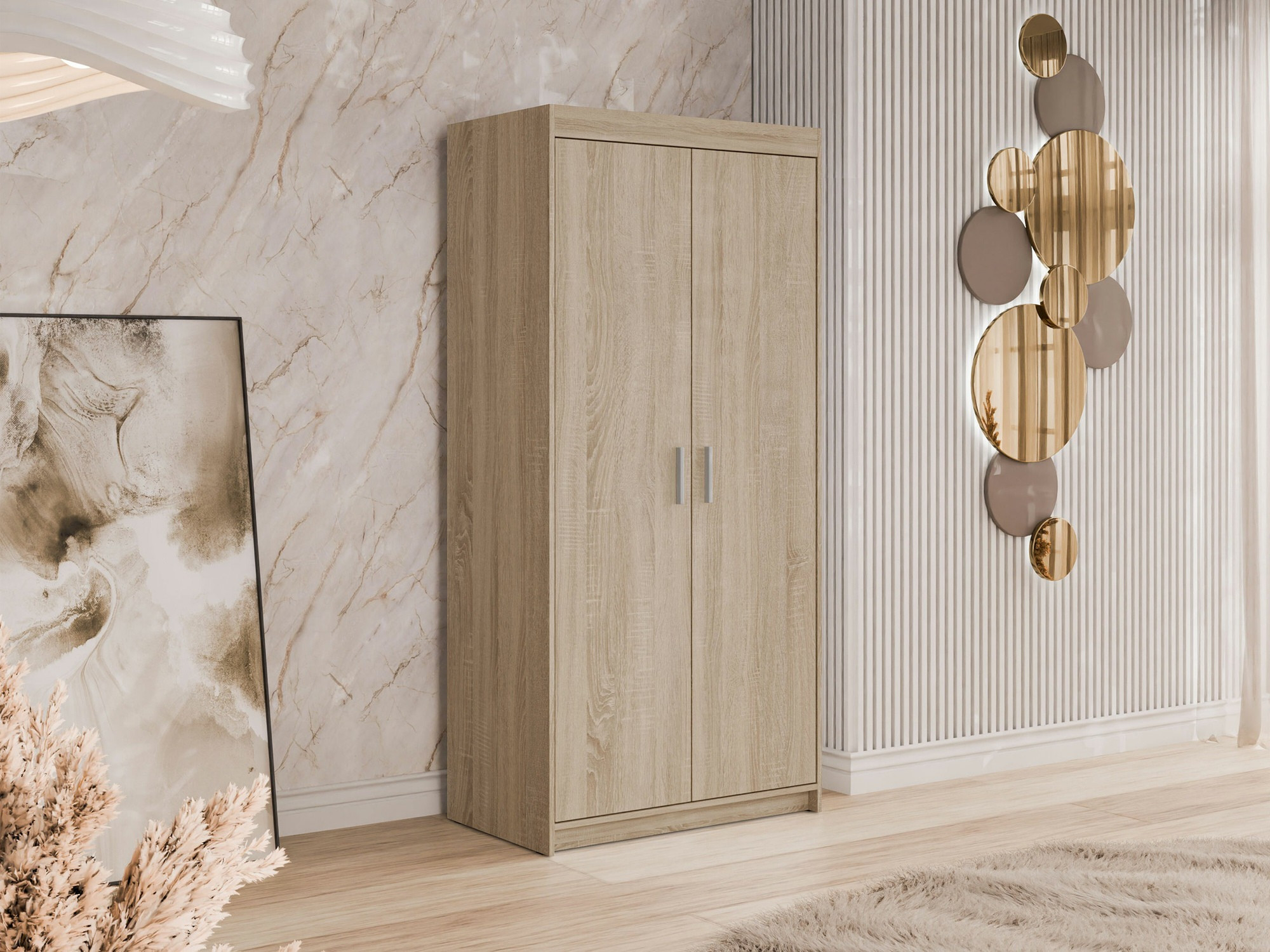 Kledingkast Novduni 100 (Sonoma eik)