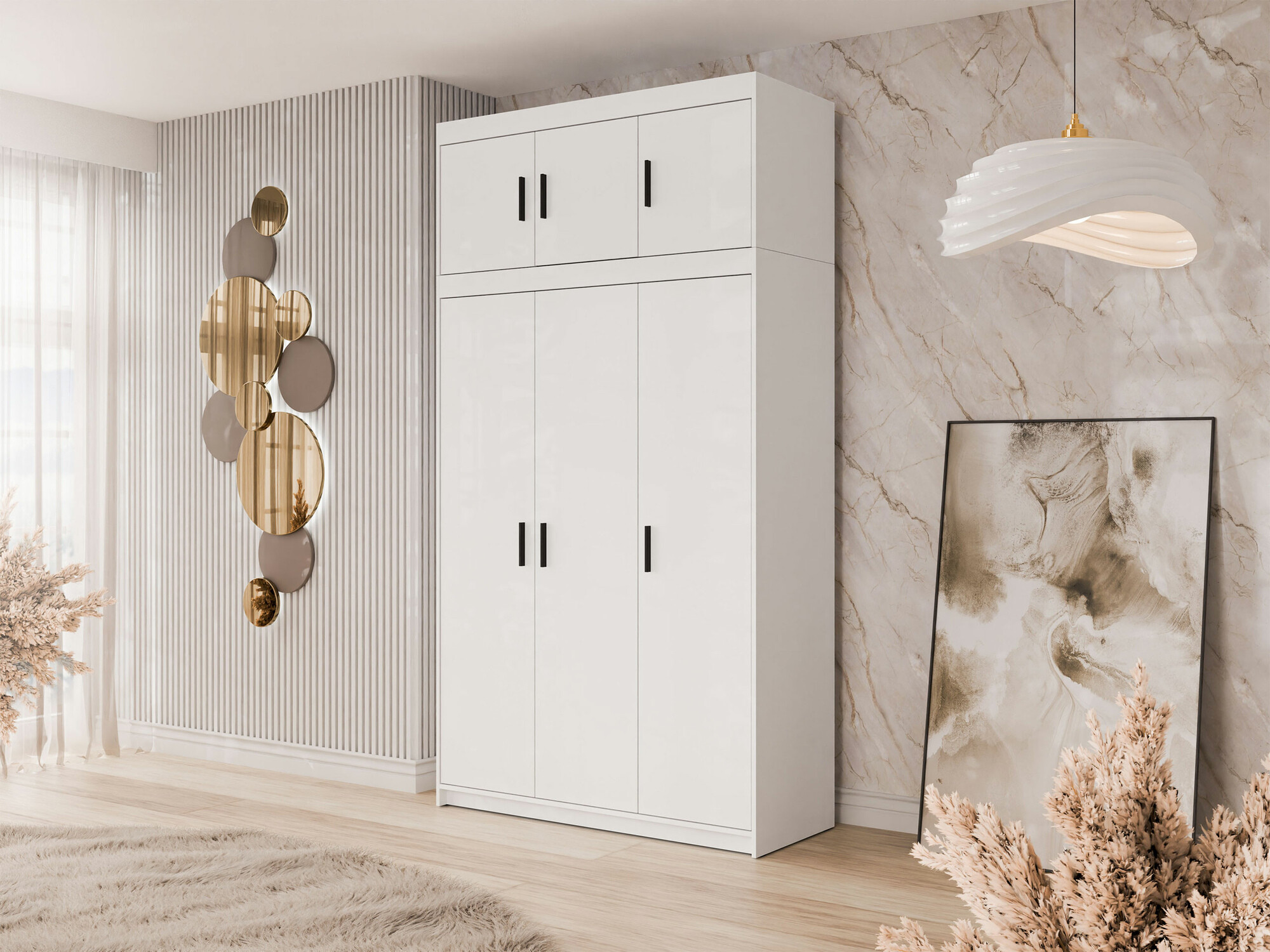 Kledingkast Novduni 104 (Wit)