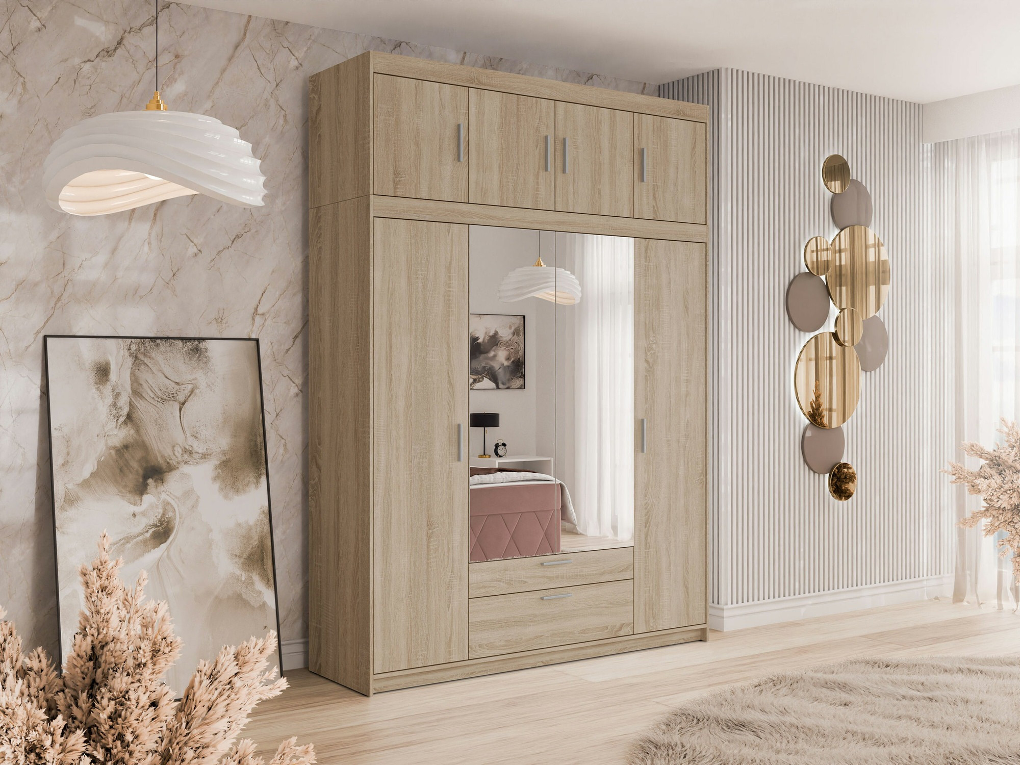 Kledingkast Novduni 109 (Sonoma eik)