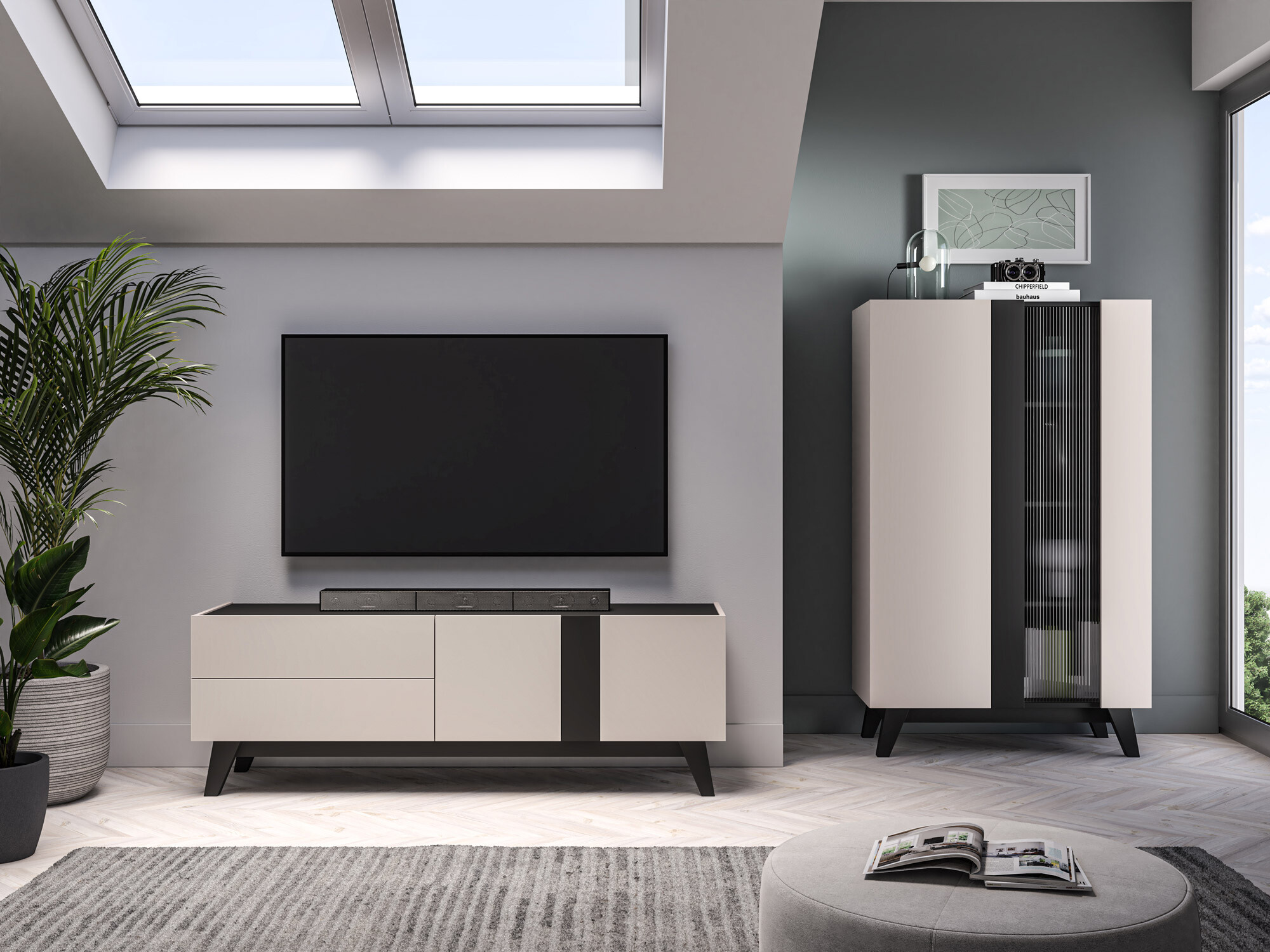 TV-meubel Evateno 104