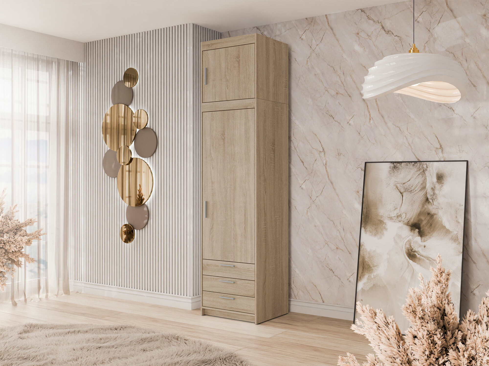 Boekenkast Novduni 111 (Sonoma eik)