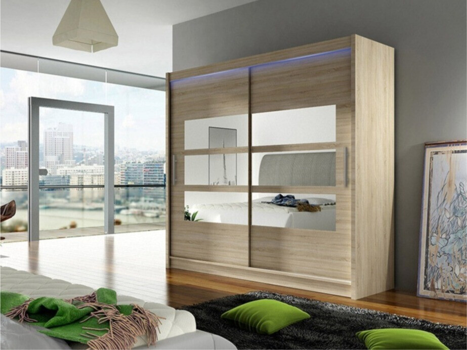 Kledingkast Closico 101 (Sonoma eik)