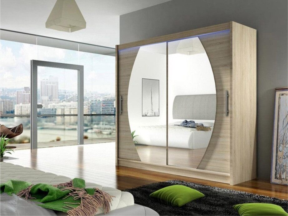 Kledingkast Closico 102 (Sonoma eik)