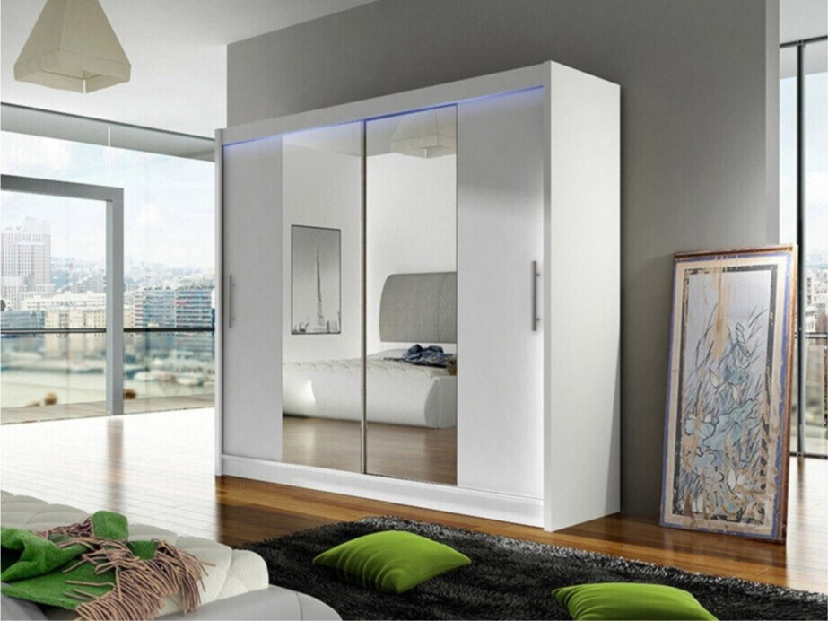 Kledingkast Closico Pallor II (Wit)