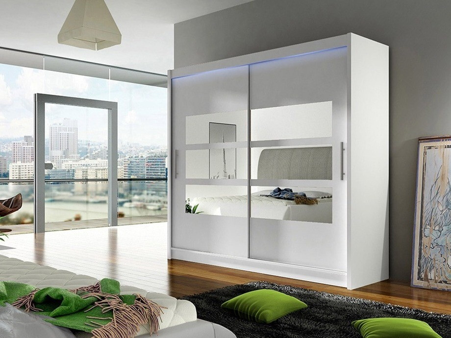 Kledingkast Closico Pallor III (Wit)