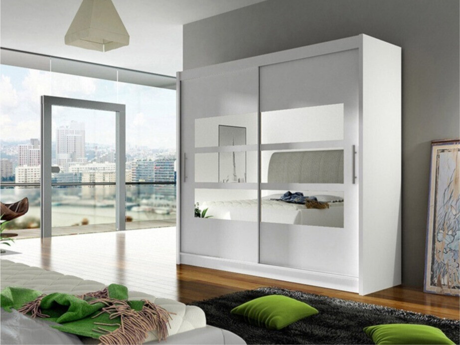 Kledingkast Closico Pallor III (Wit)