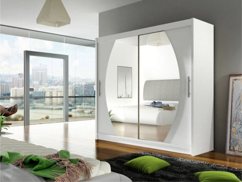 Kledingkast Closico Pallor IV (Wit)