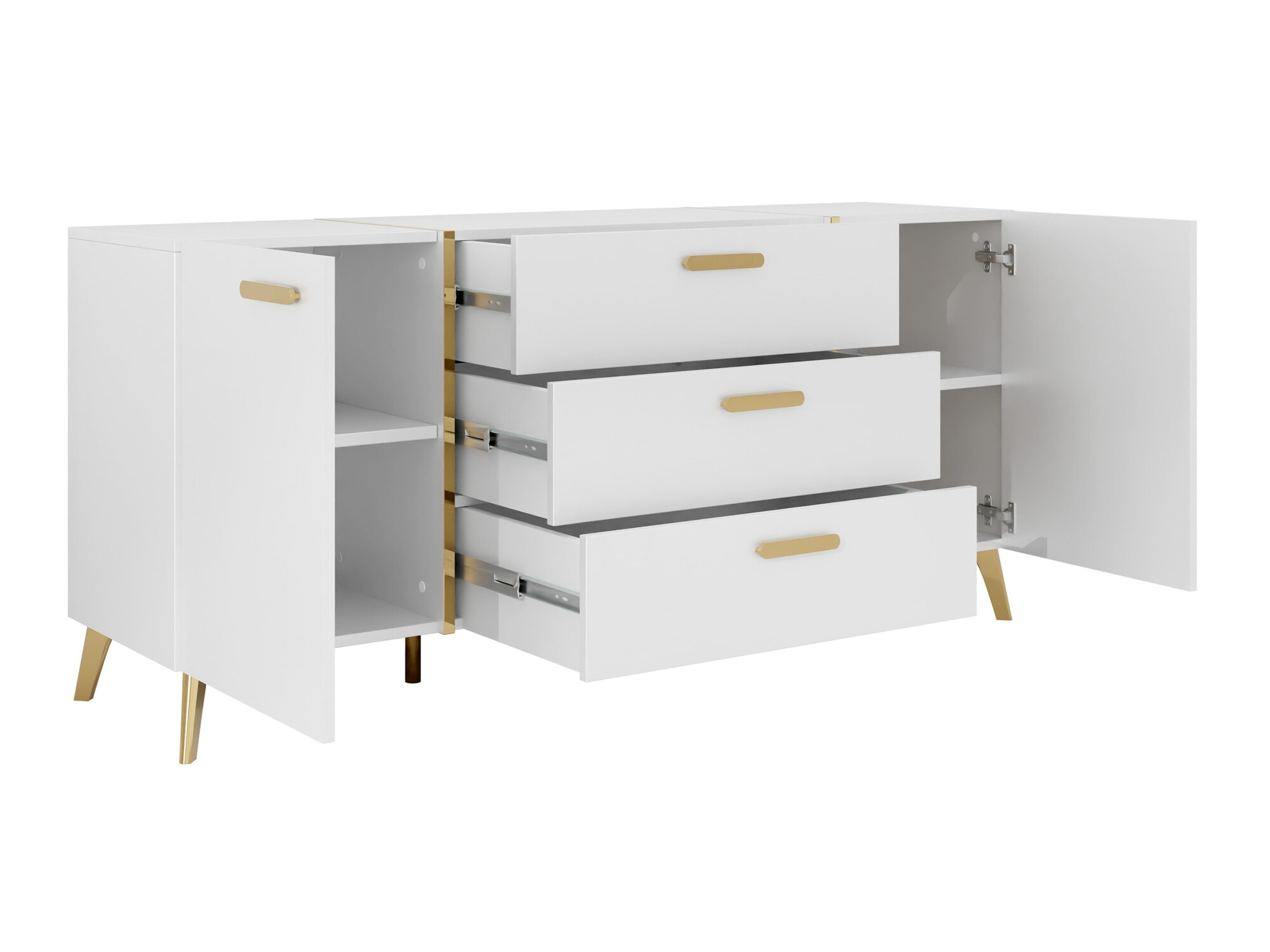 Woonkamerset Comfivo Capella (Kasjmier + Glanzend kasjmier)