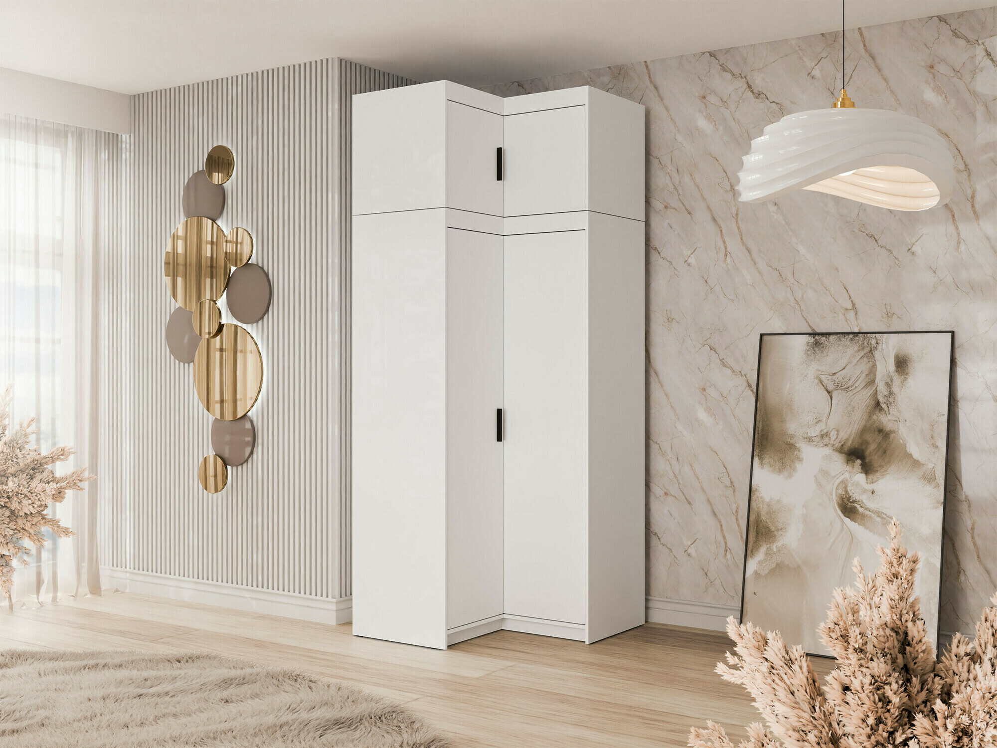 Hoekkastje Novduni 118 (Wit)